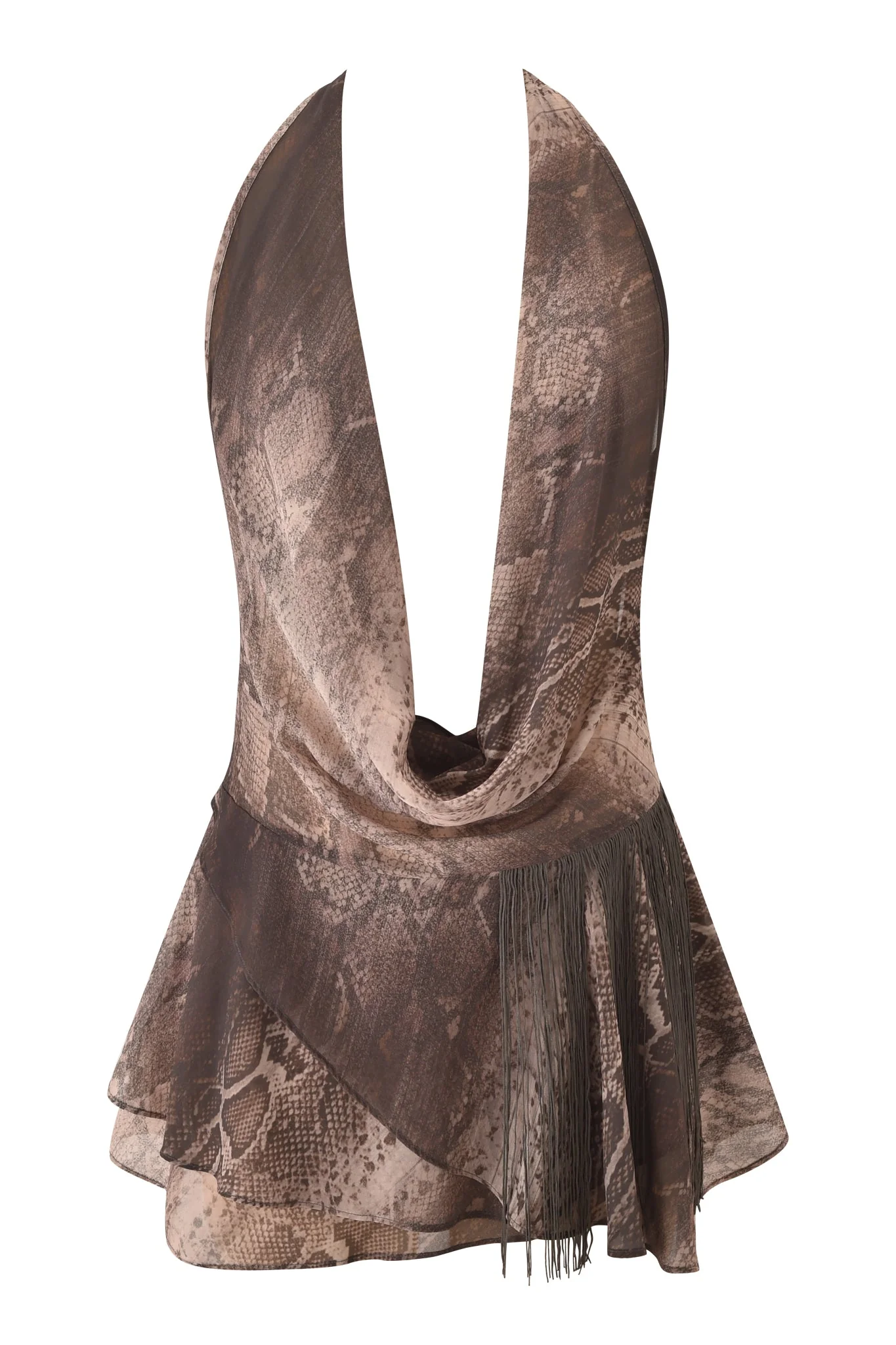 ROSANNA SLEEVELESS MINI DRESS - SNAKE - Image 7