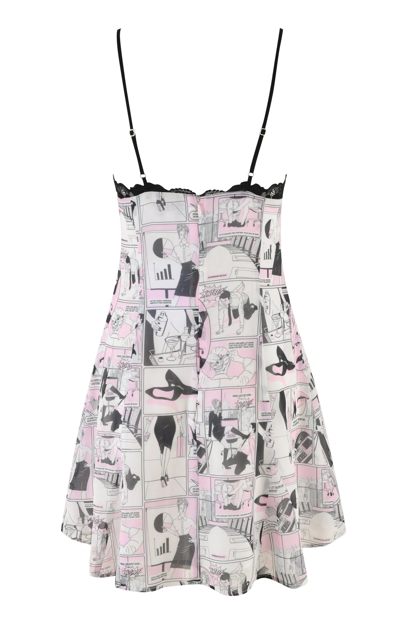 ROSIE DRESS - PINK : DIGITAL:COMIC PRINT - Image 8