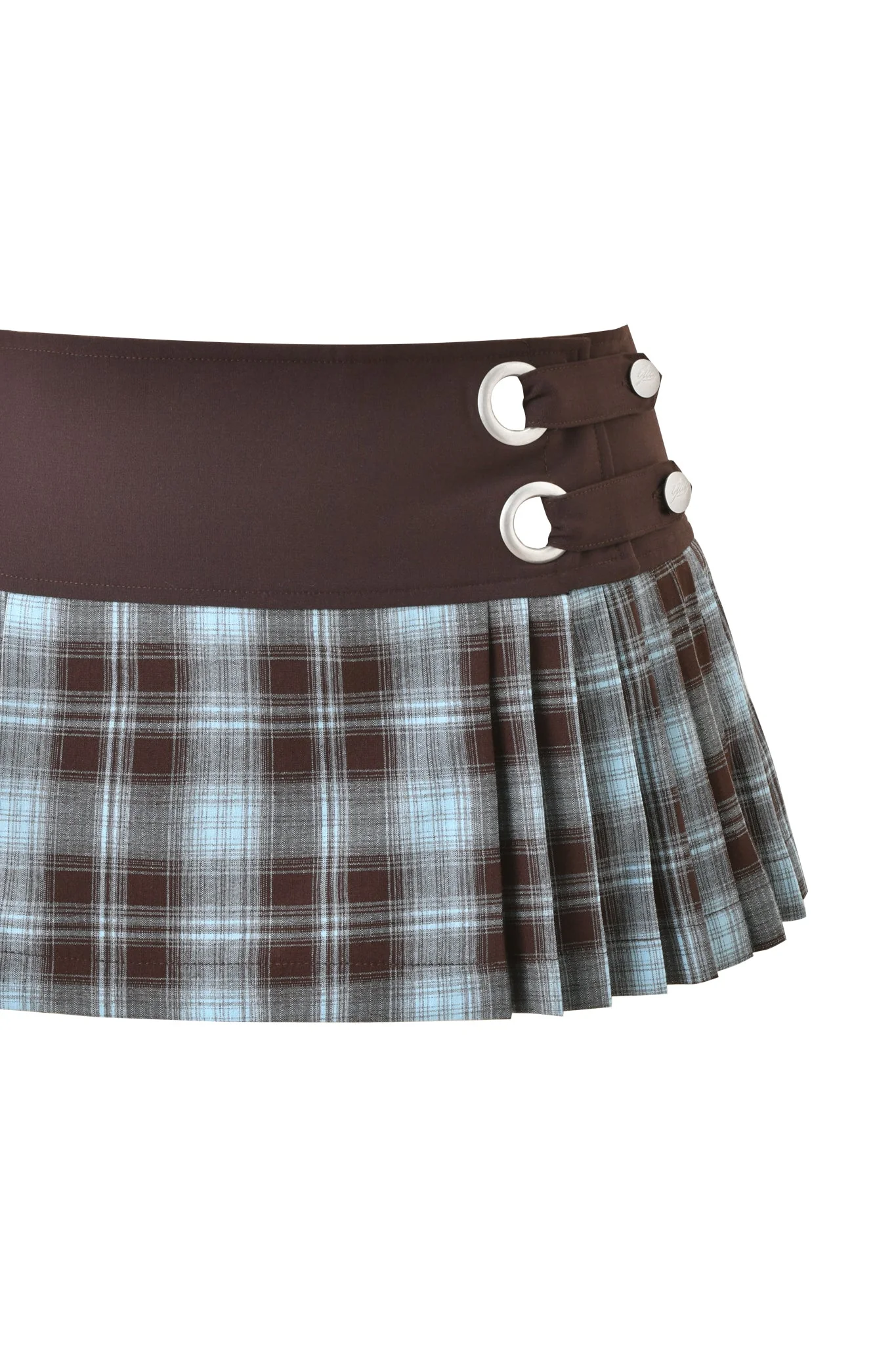 ROUX MINI SKORT 2.0 - BLUE PLAID - Image 8