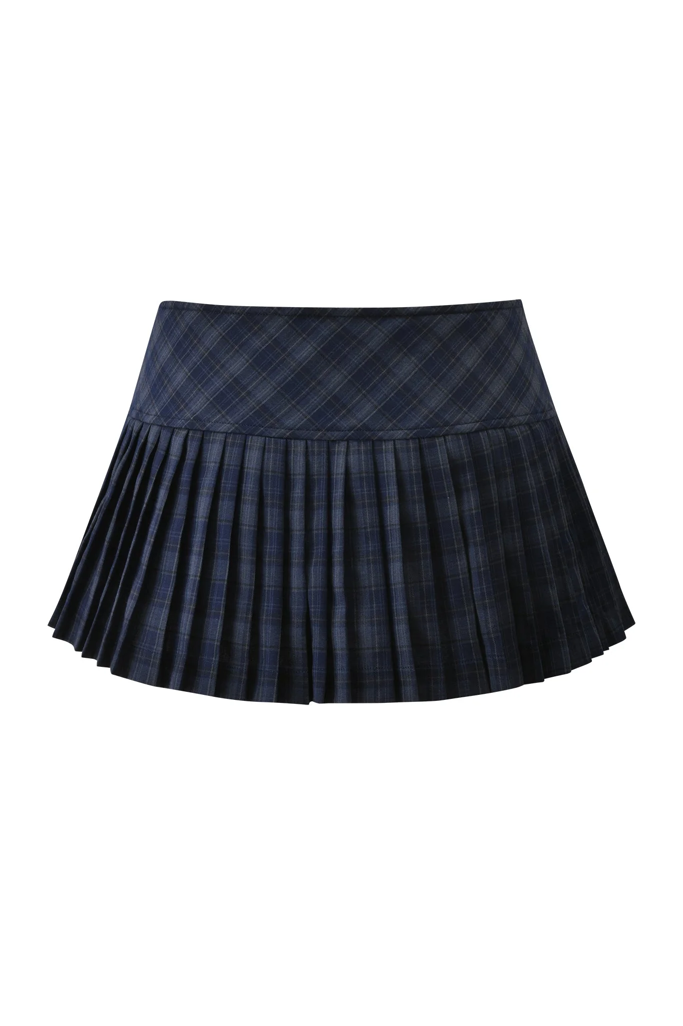ROUX MINI SKORT - BLUE PLAID - Image 7