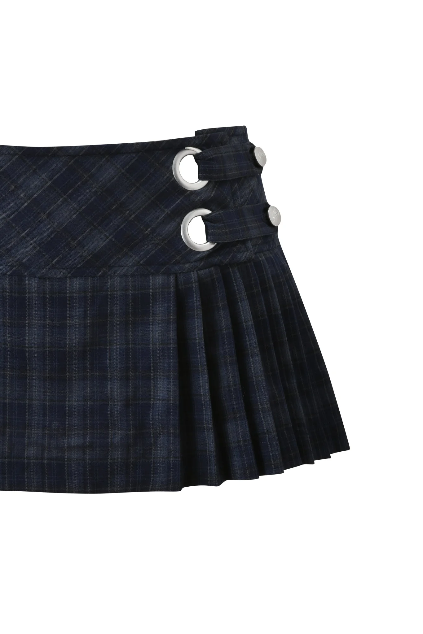 ROUX MINI SKORT - BLUE PLAID - Image 8