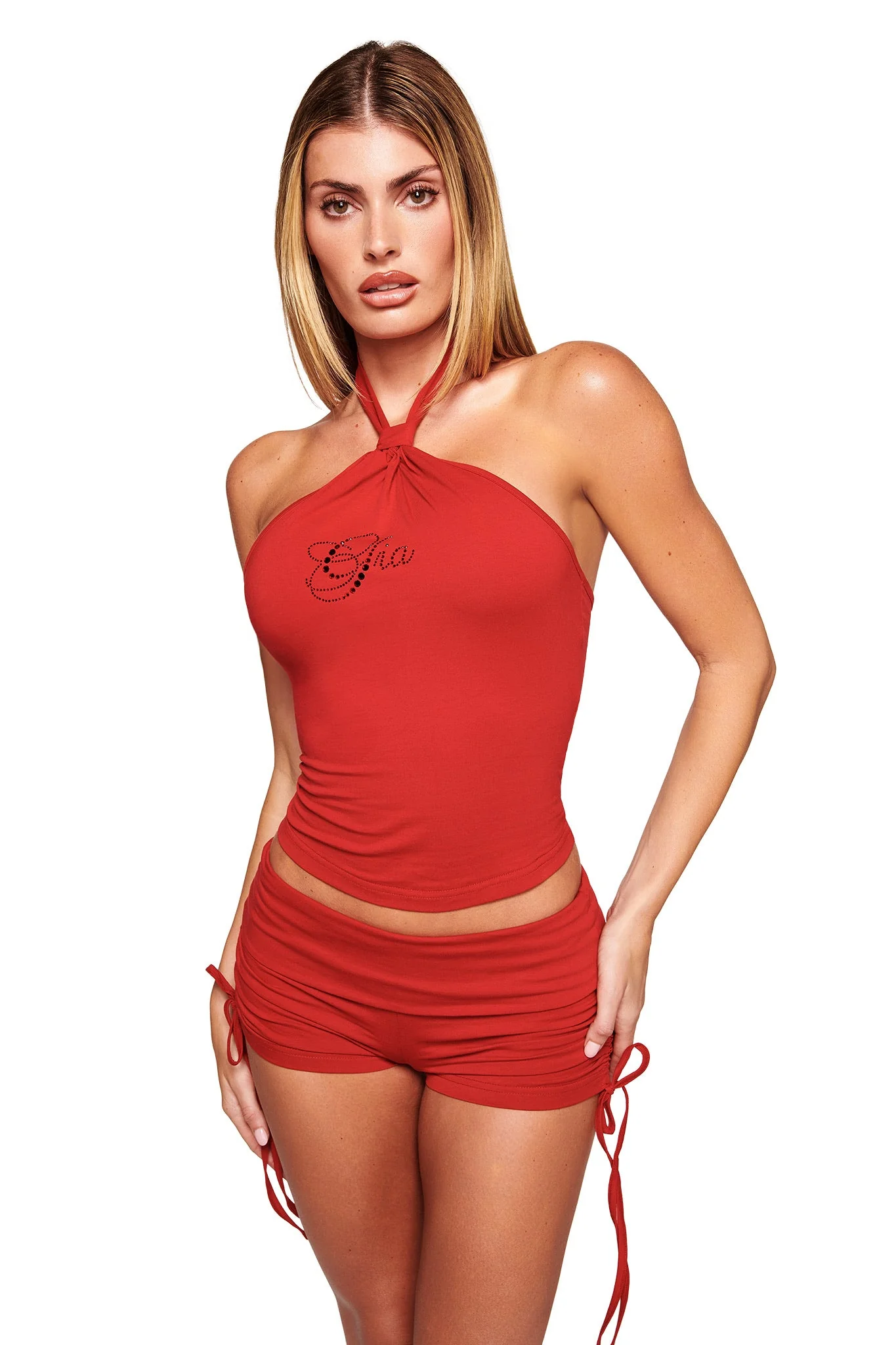 ROWAN TOP - RICH RED - Image 5