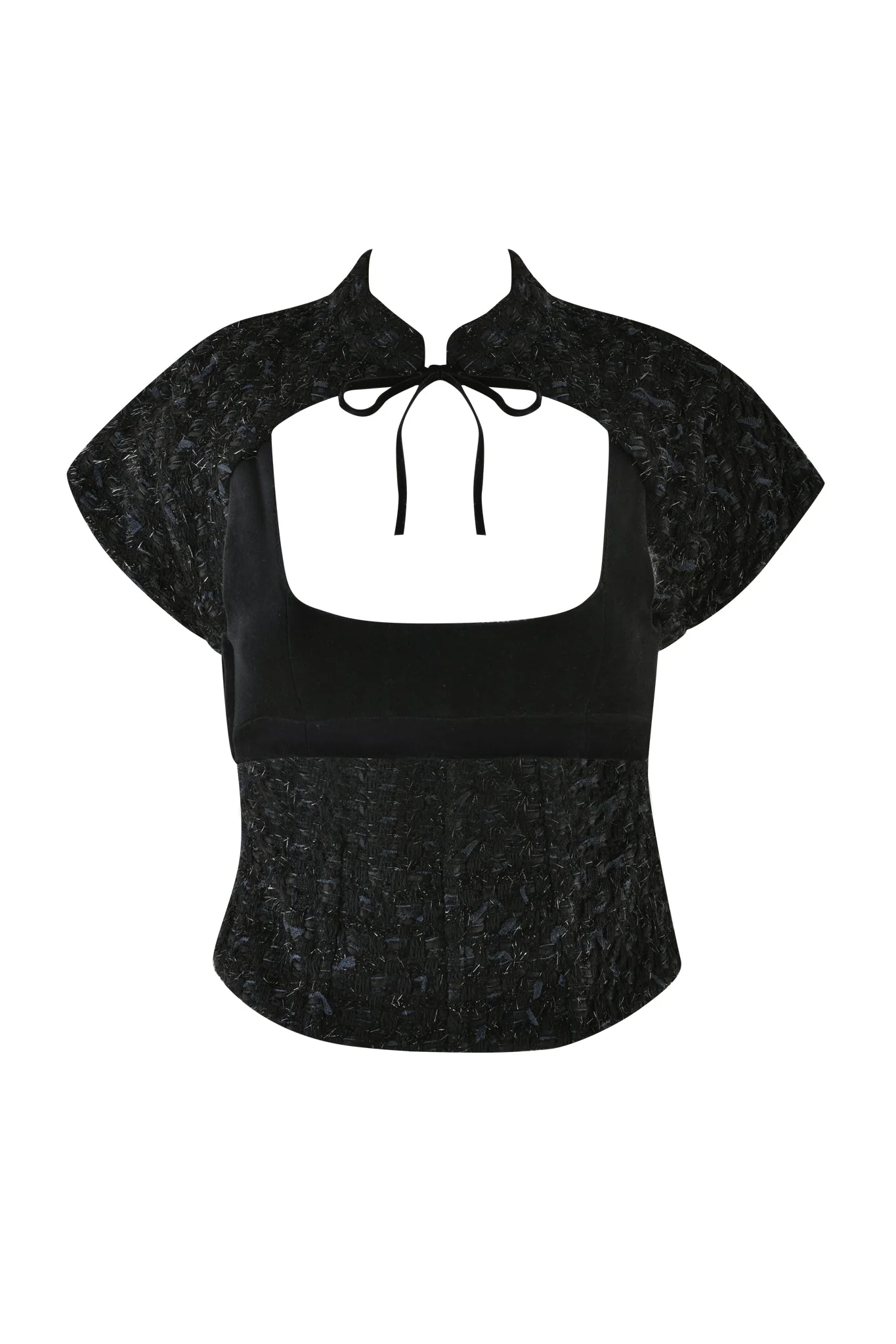 SAFFRON 3 PIECE CORSET - BLACK - Image 7