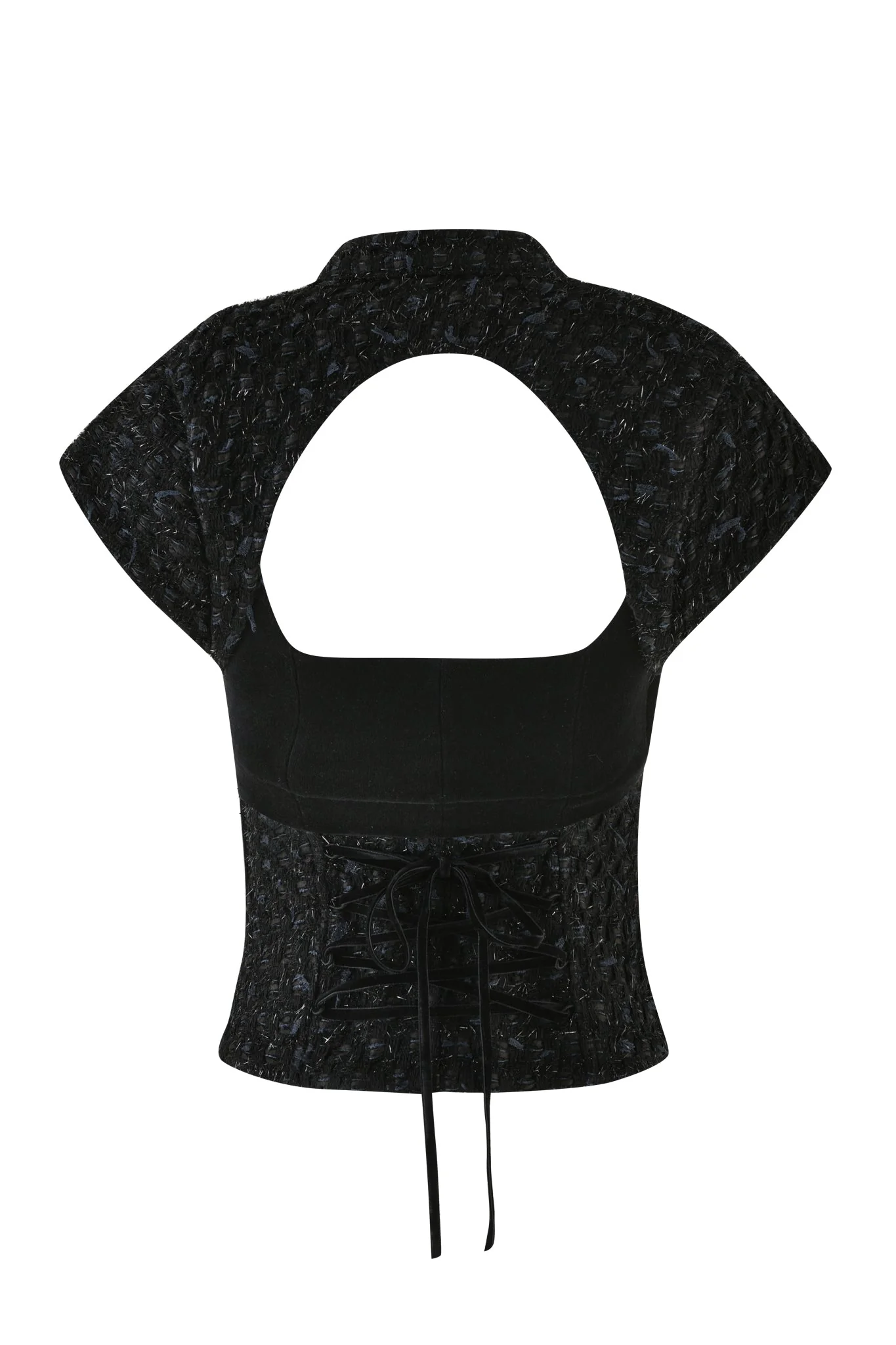 SAFFRON 3 PIECE CORSET - BLACK - Image 8