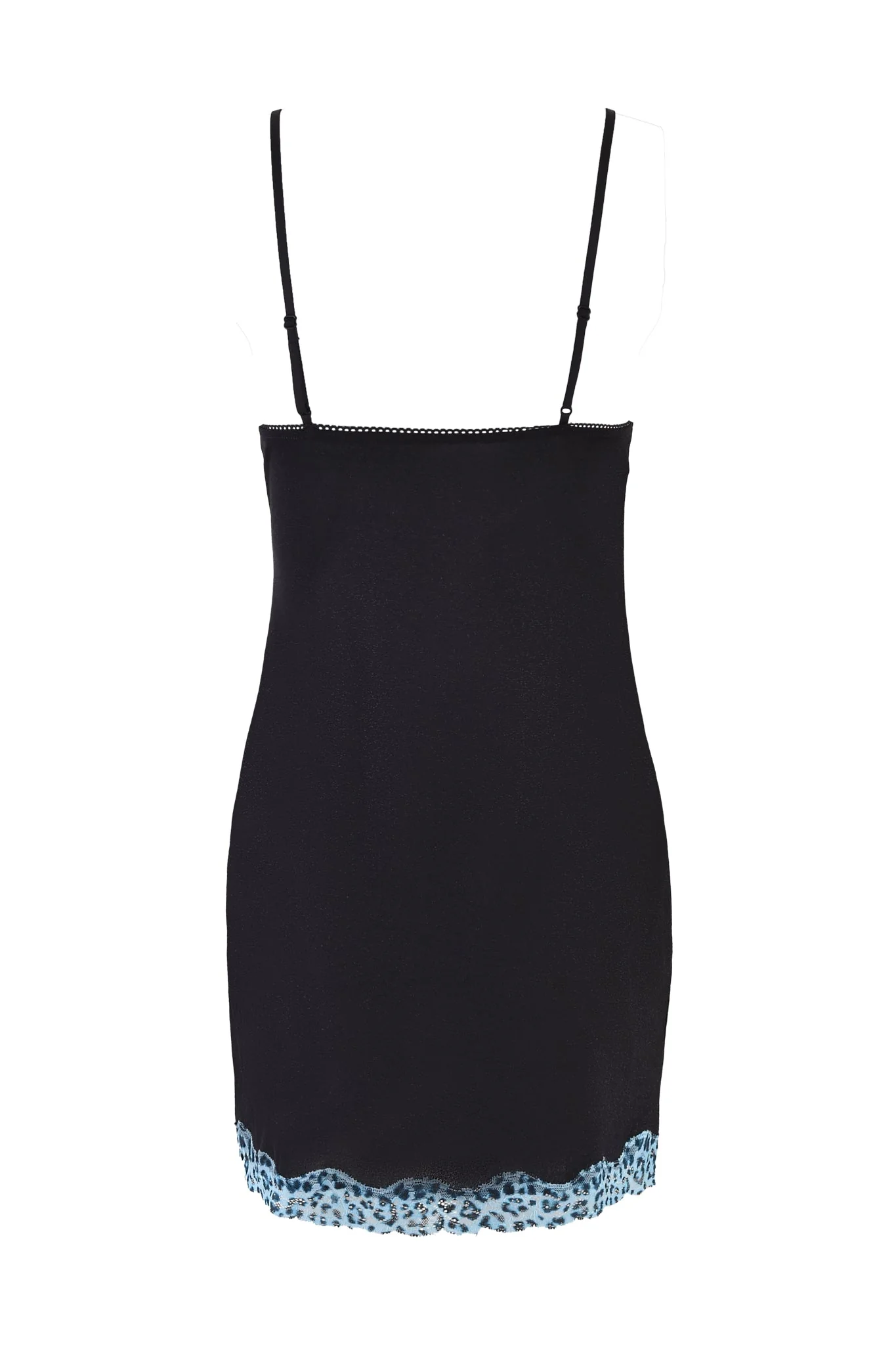 SAHARA SLIP DRESS - BLACK - Image 8