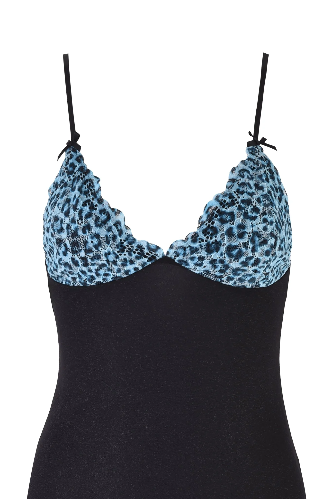 SAHARA SLIP DRESS - BLACK - Image 9
