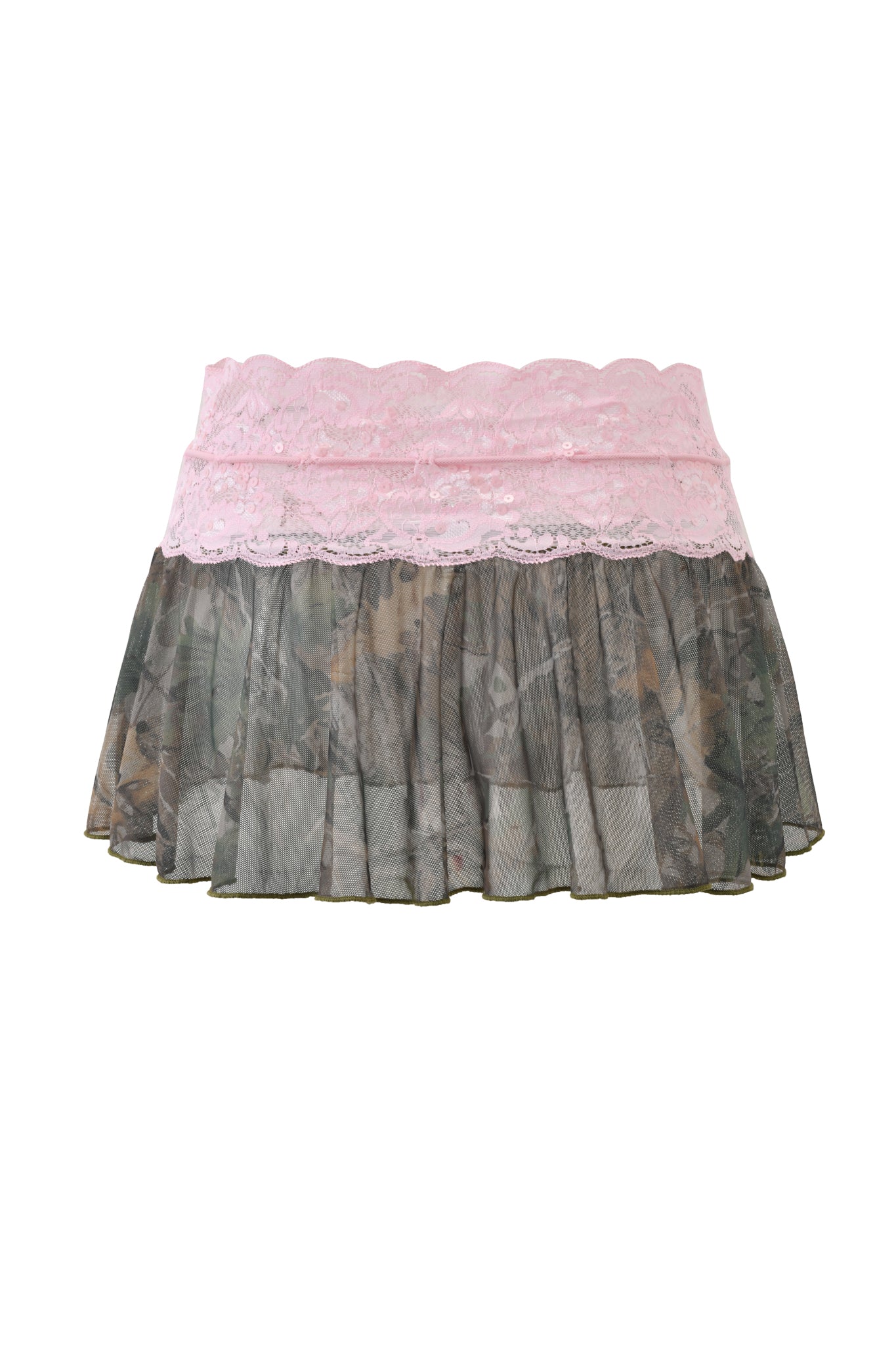 SAKINA MICRO MINI SKIRT - BARK AND BITE CAMO - Image 8