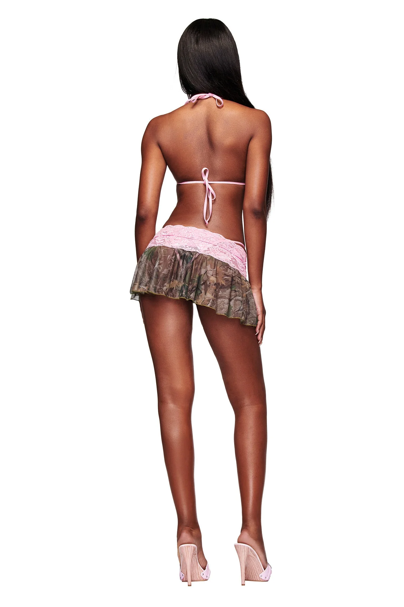 SAKINA BIKINI TOP - BARK AND BITE CAMO - Image 5