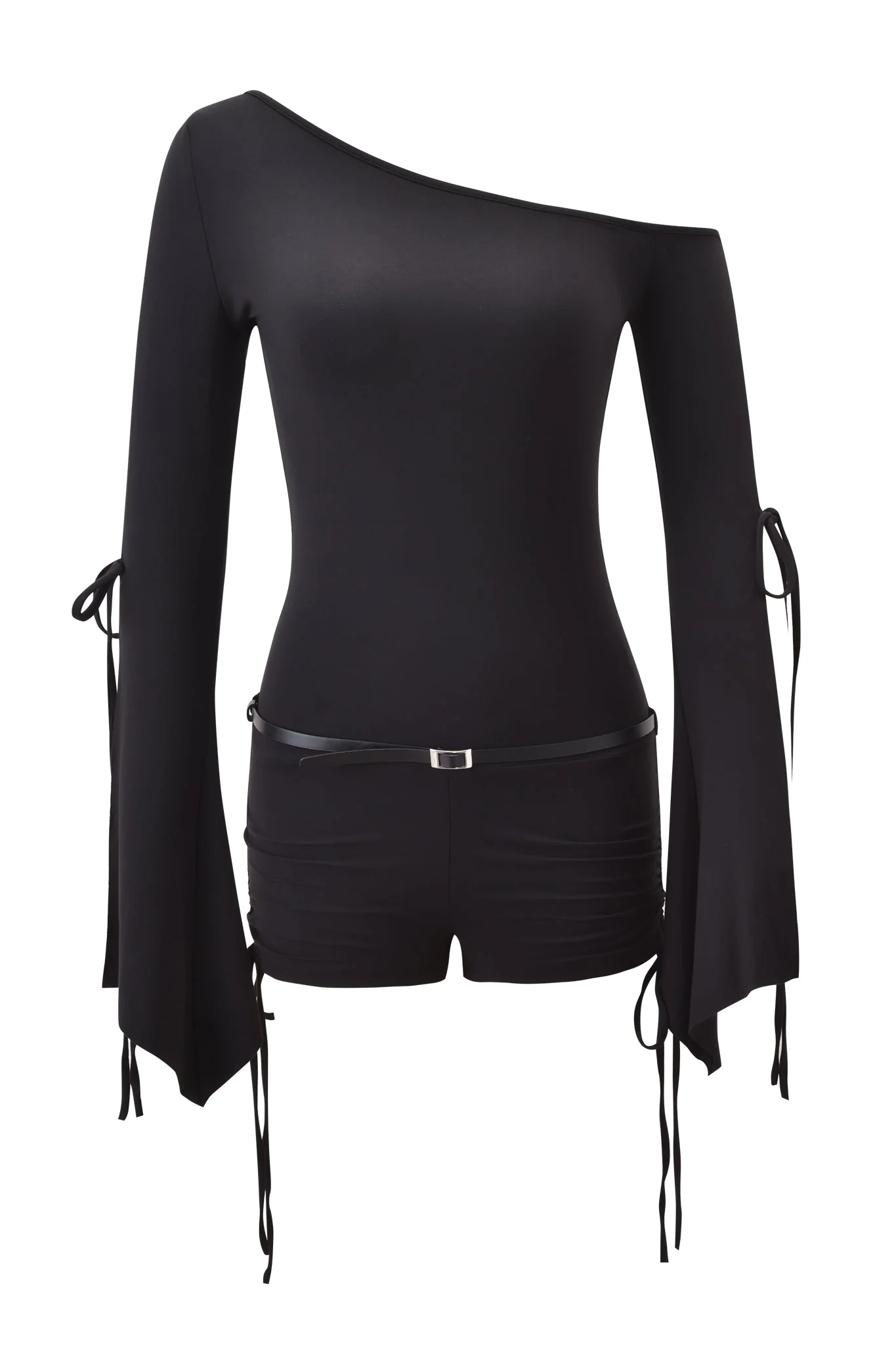SAPHY PLAYSUIT - BLACK - Image 7