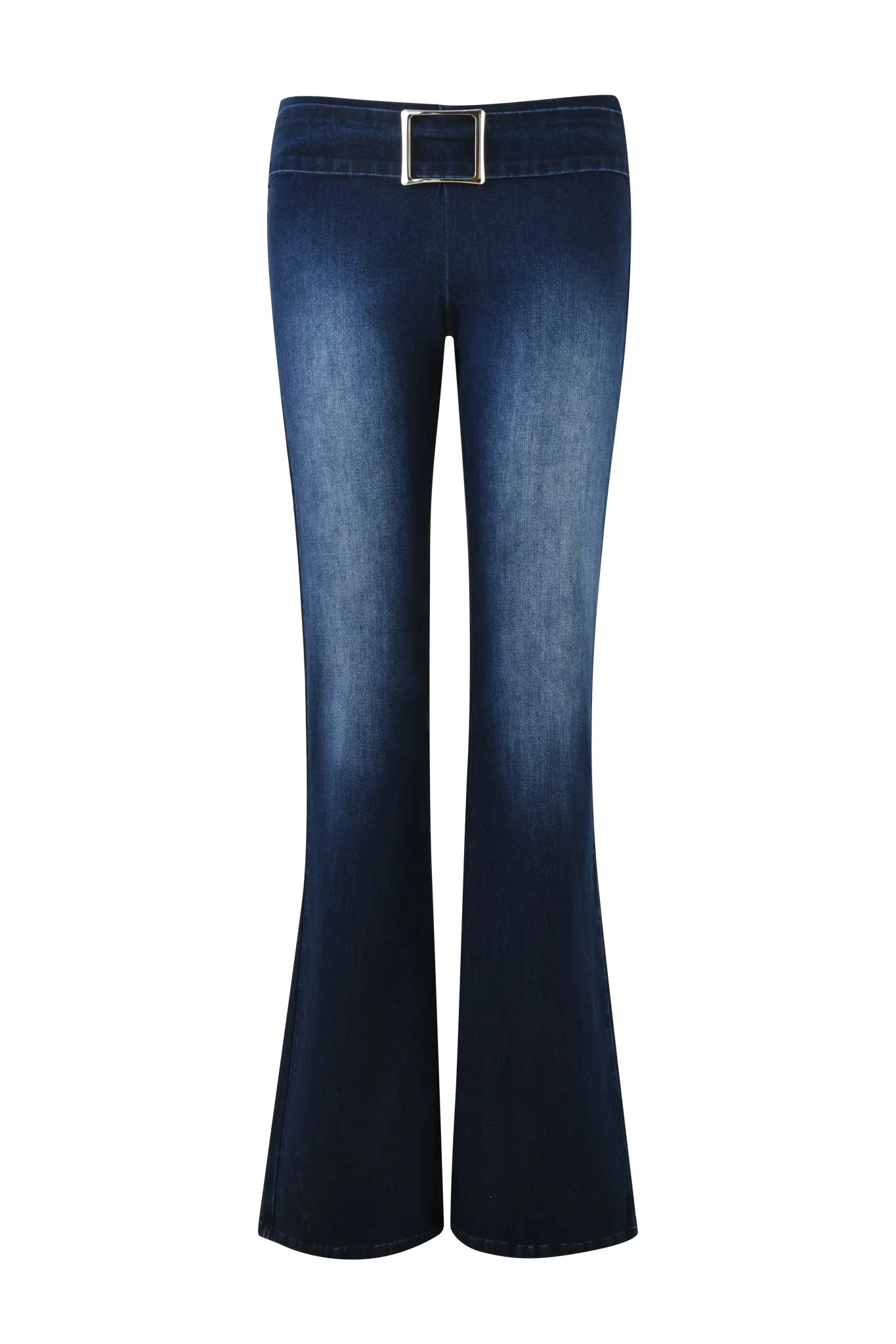 SHARAH DENIM PANT - BLUE : DARK BLUE DENIM - Image 6