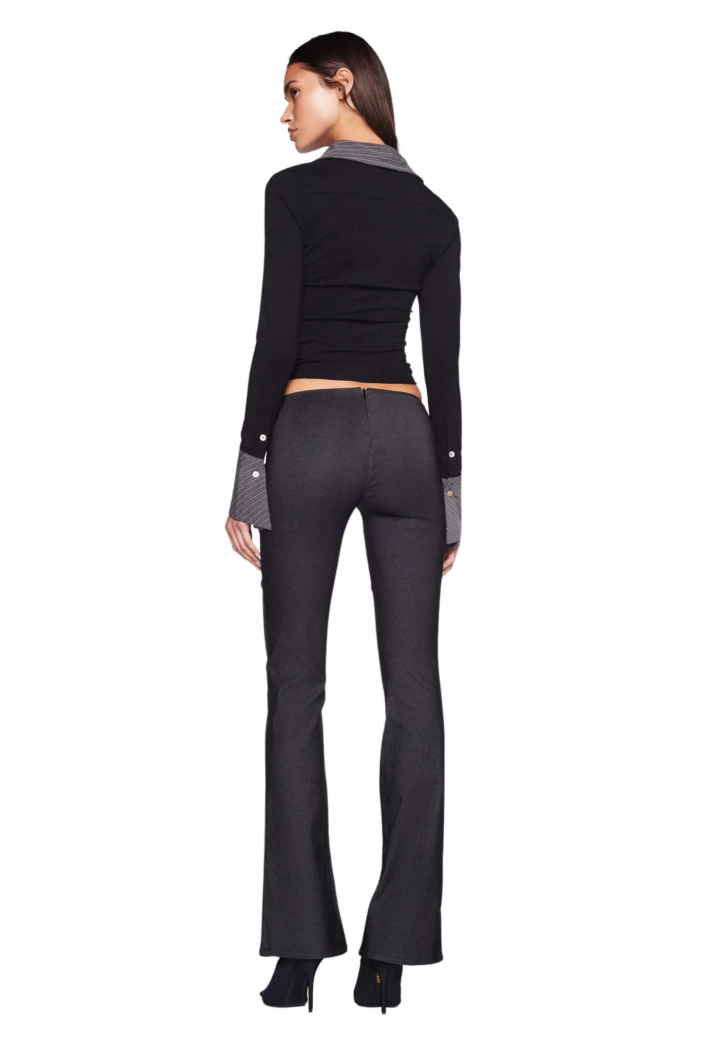 SHARAH TOP - BLACK : GREY - Image 6