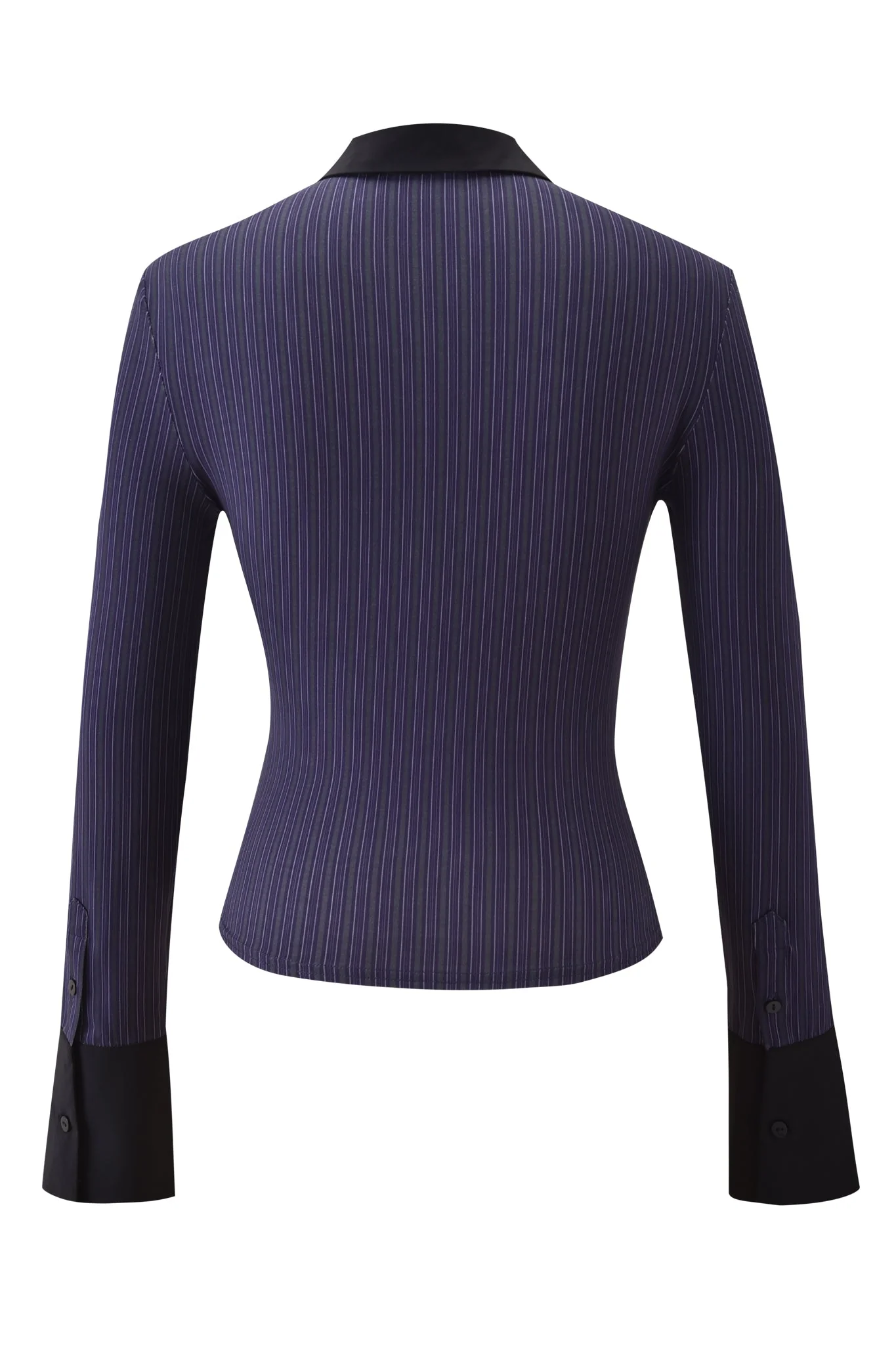 SHARAH TOP - BLUE PINSTRIPE - Image 7