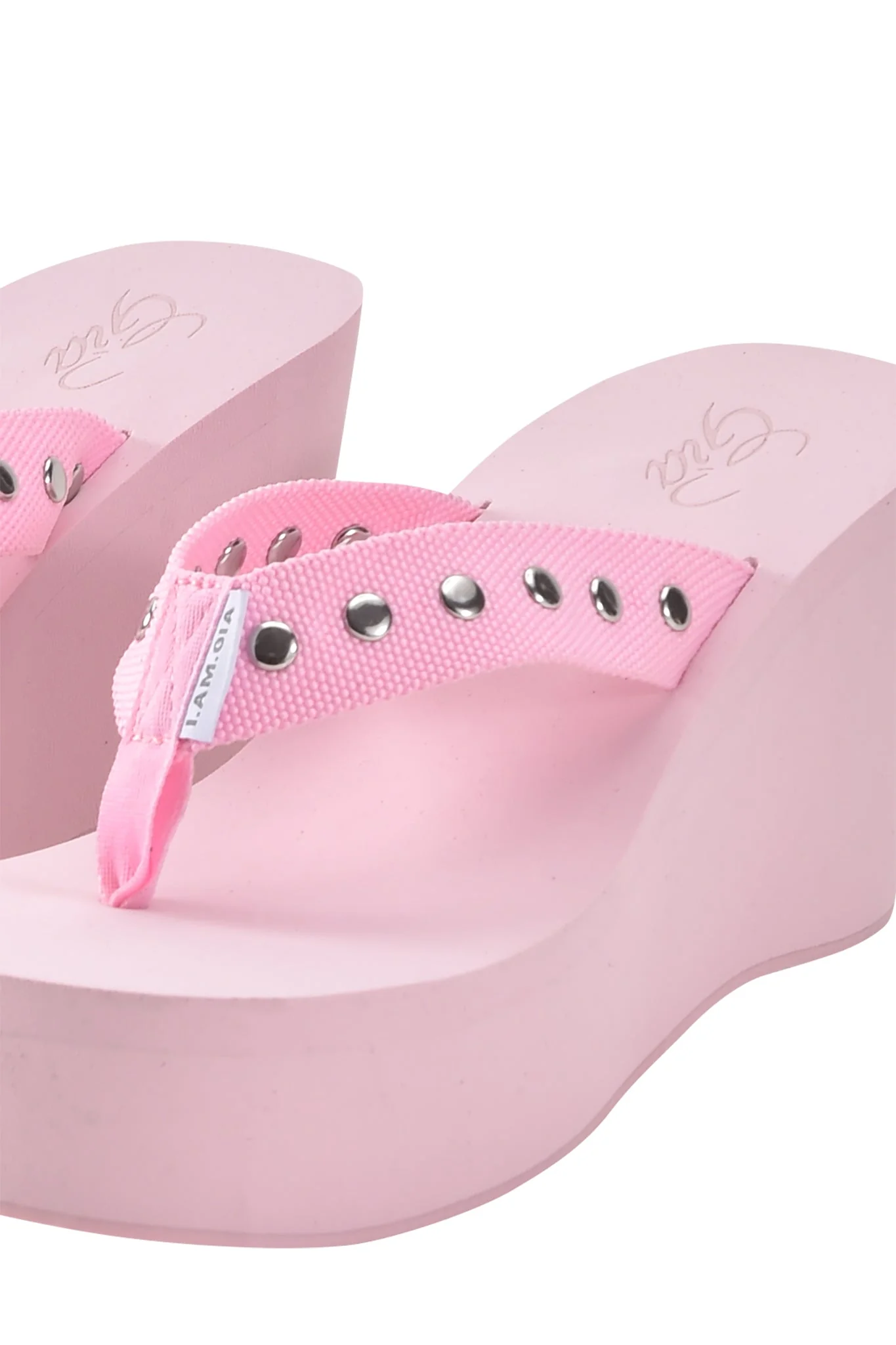 SHELBY STUDDED FLIP FLOP 2.0 - BABY PINK - Image 9