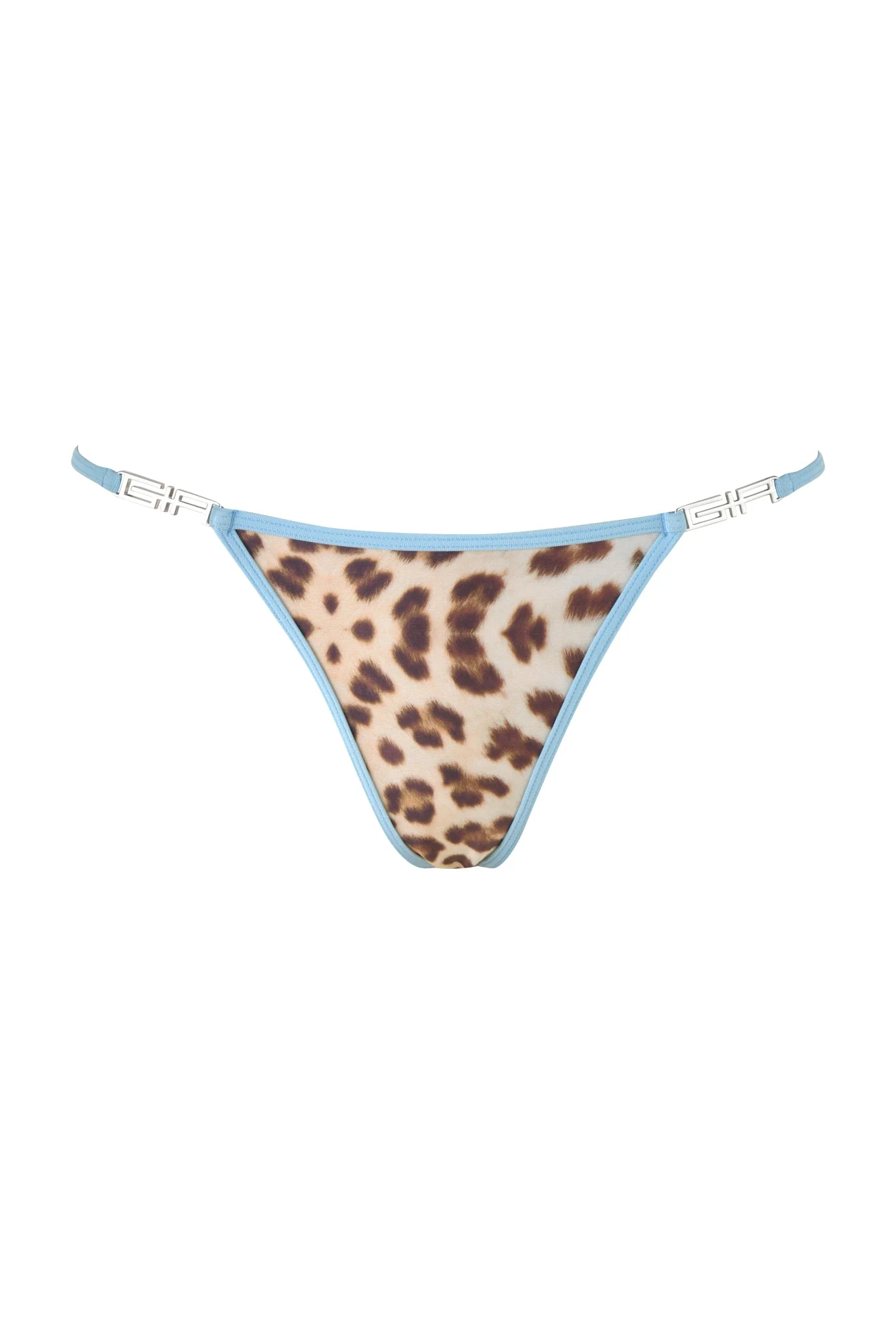 SHINY AVA BIKINI BOTTOM - NEUTRAL : LEOPARD : WILD CARD - Image 5