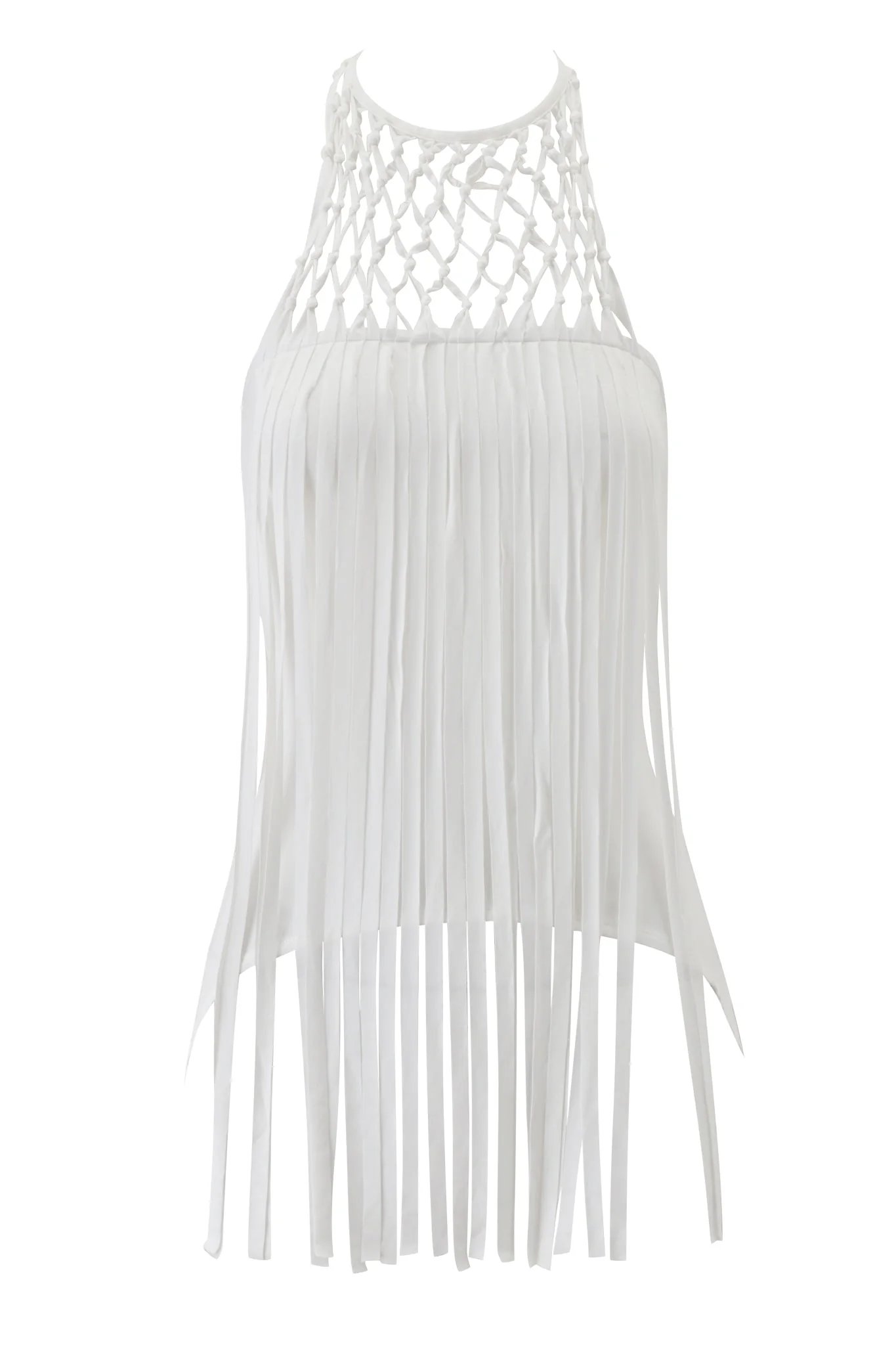 SIGLO MACRAME TUBE TOP - WHITE - Image 6