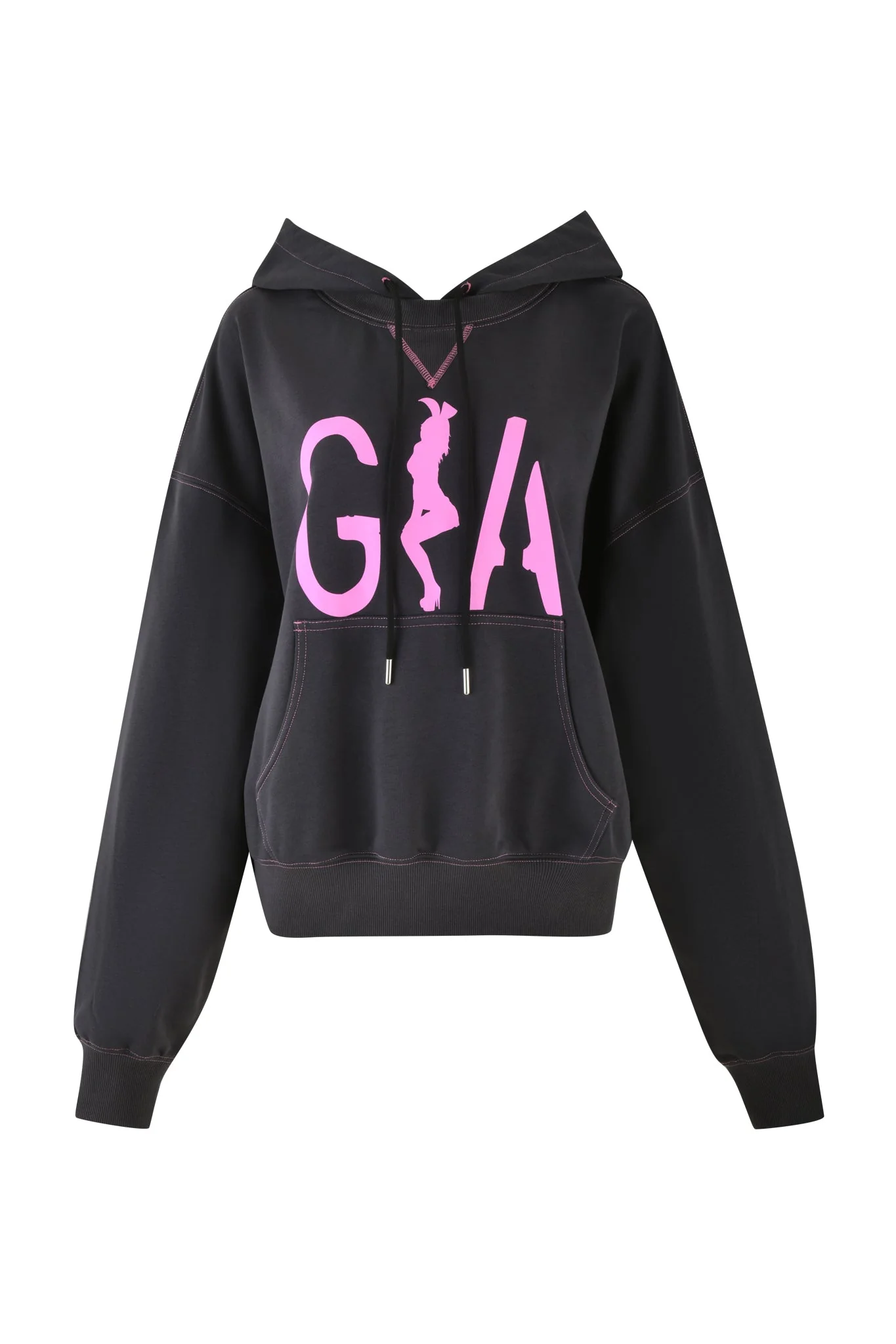 SPENCER HOODIE - GREY : CHARCOAL GREY - Image 6