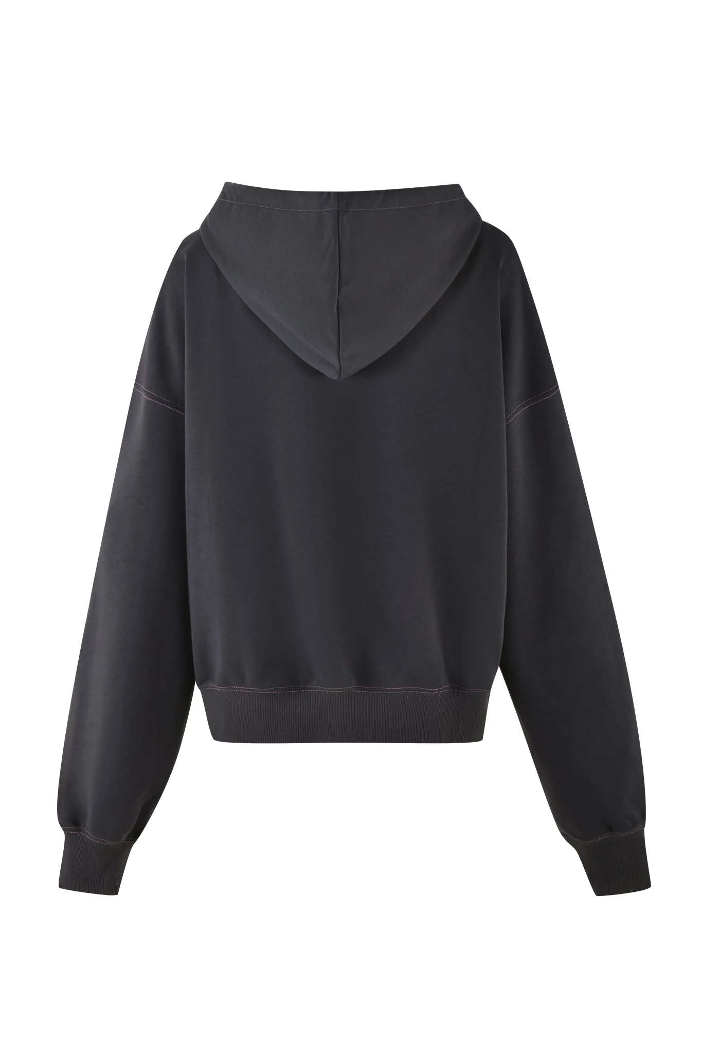SPENCER HOODIE - GREY : CHARCOAL GREY - Image 8