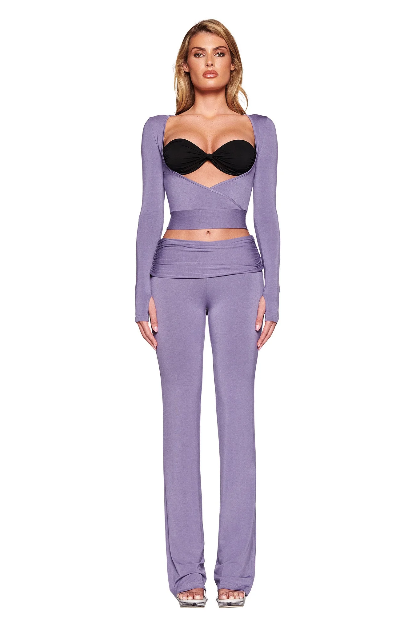 STELLA TOP - PURPLE : DUSTY LILAC - Image 2