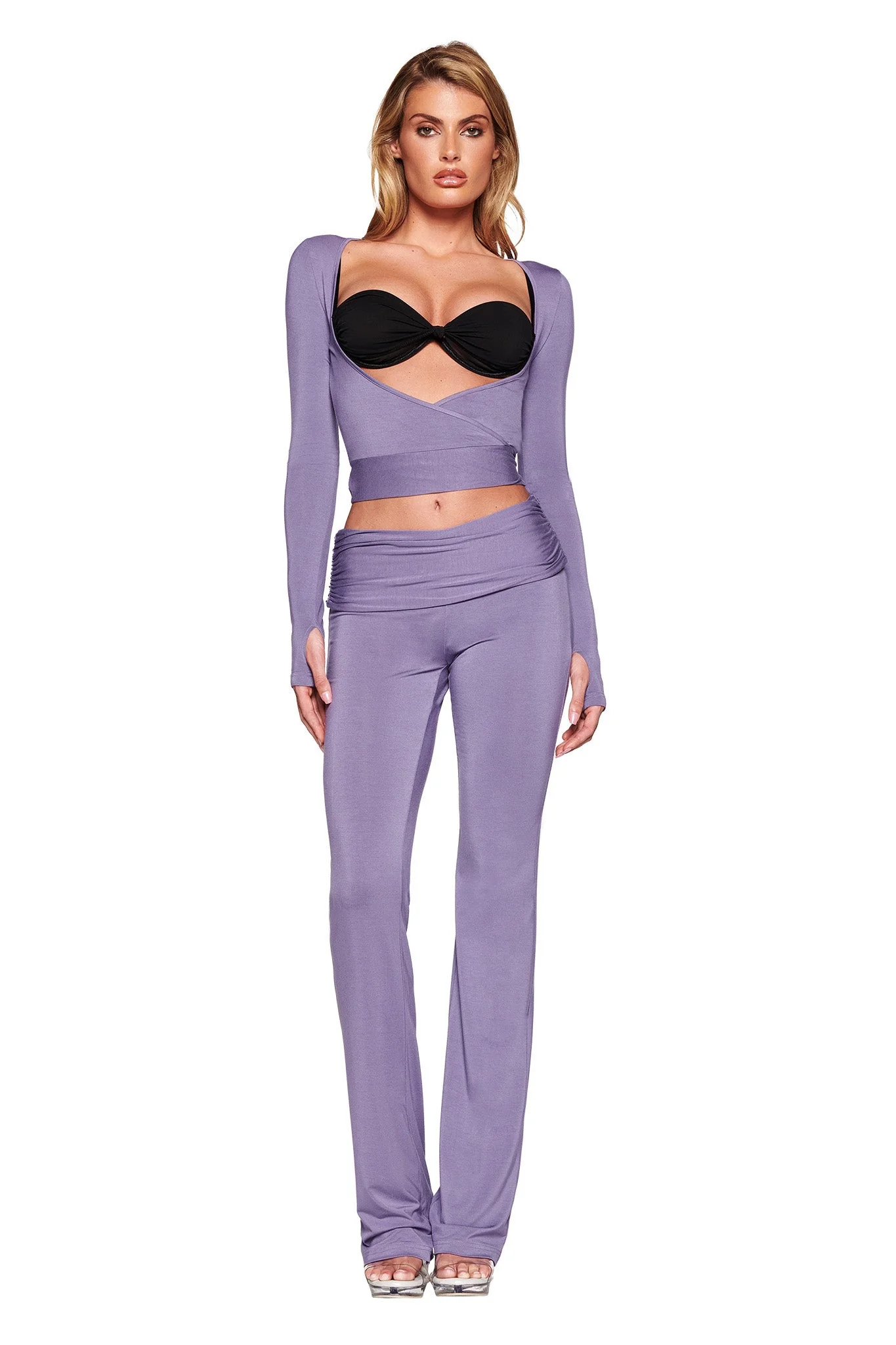 STELLA TOP - PURPLE : DUSTY LILAC - Image 4