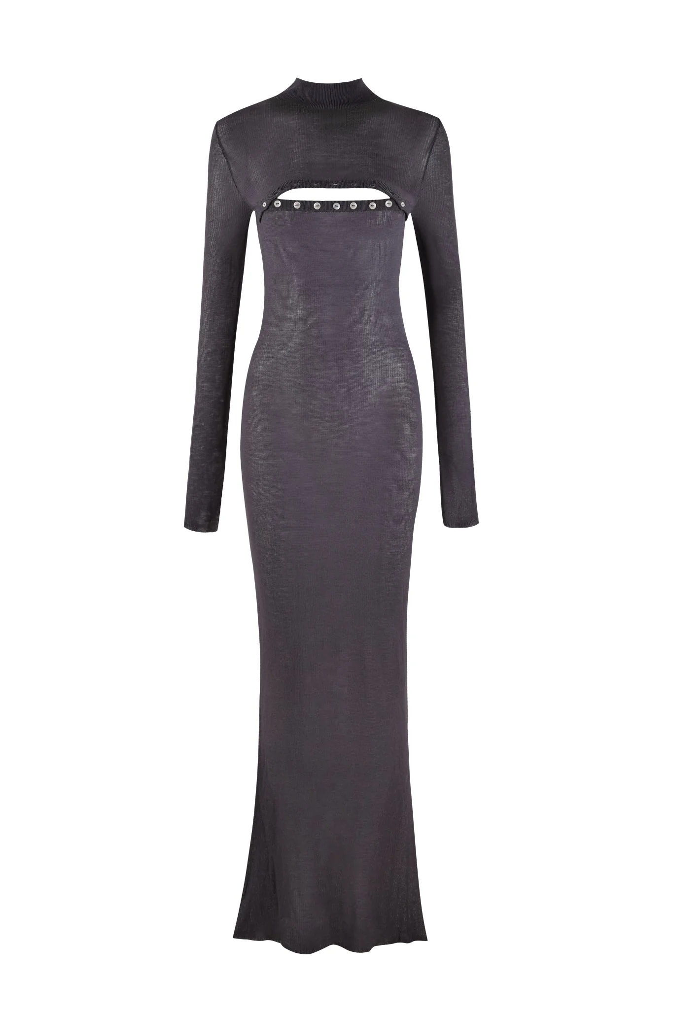 STORM MAXI DRESS - GREY - Image 6