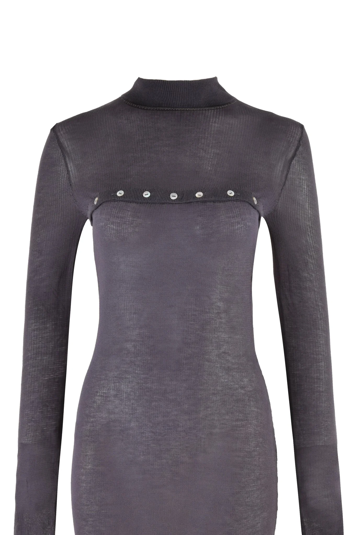 STORM MAXI DRESS - GREY - Image 8