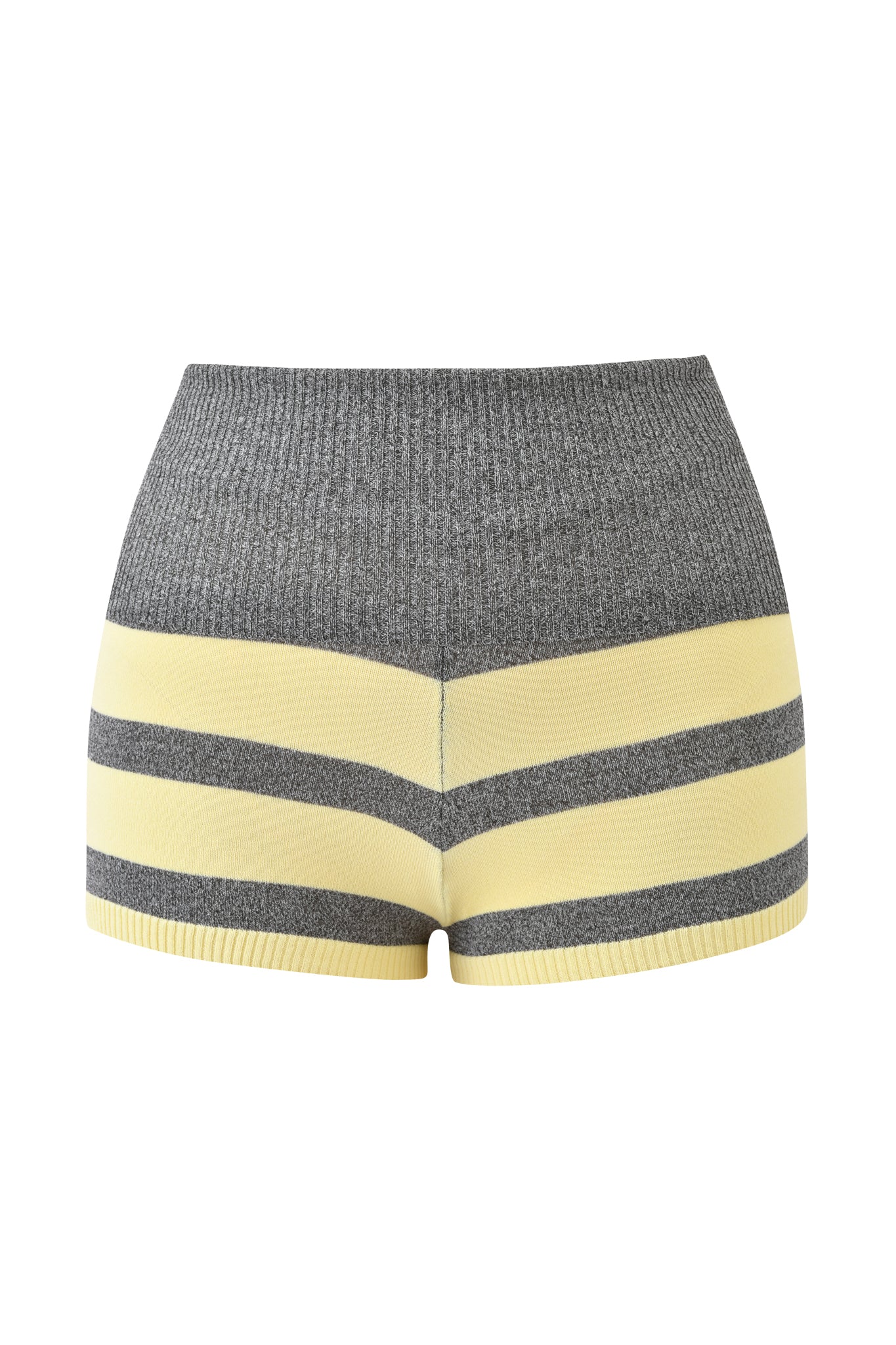 SUZI SHORT - YELLOW AND GREY STRIPE - Image 6
