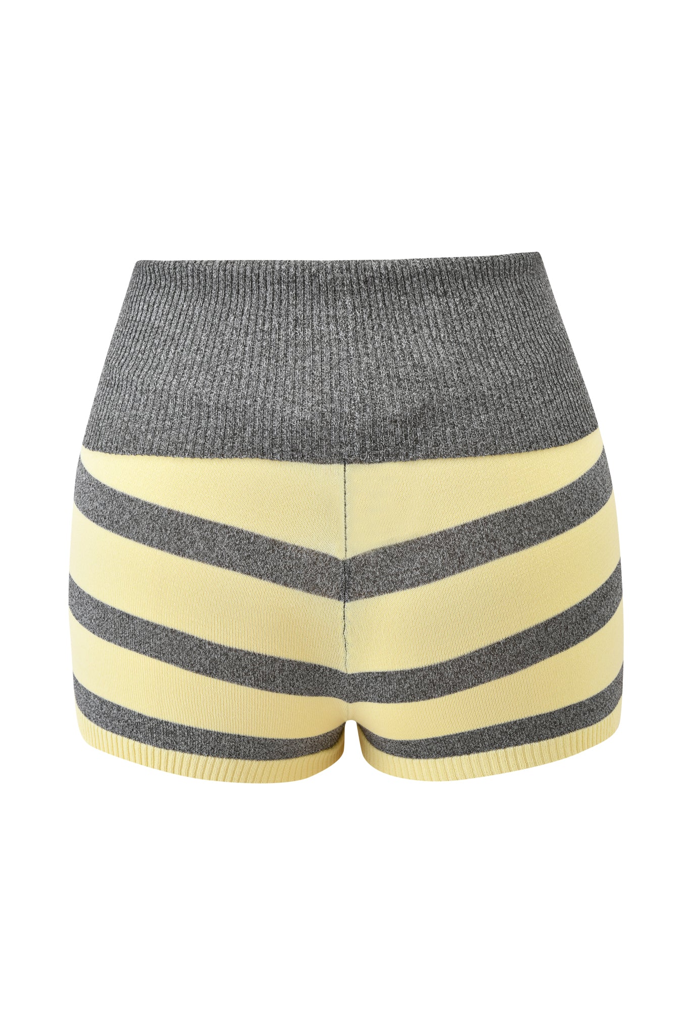 SUZI SHORT - YELLOW AND GREY STRIPE - Image 8