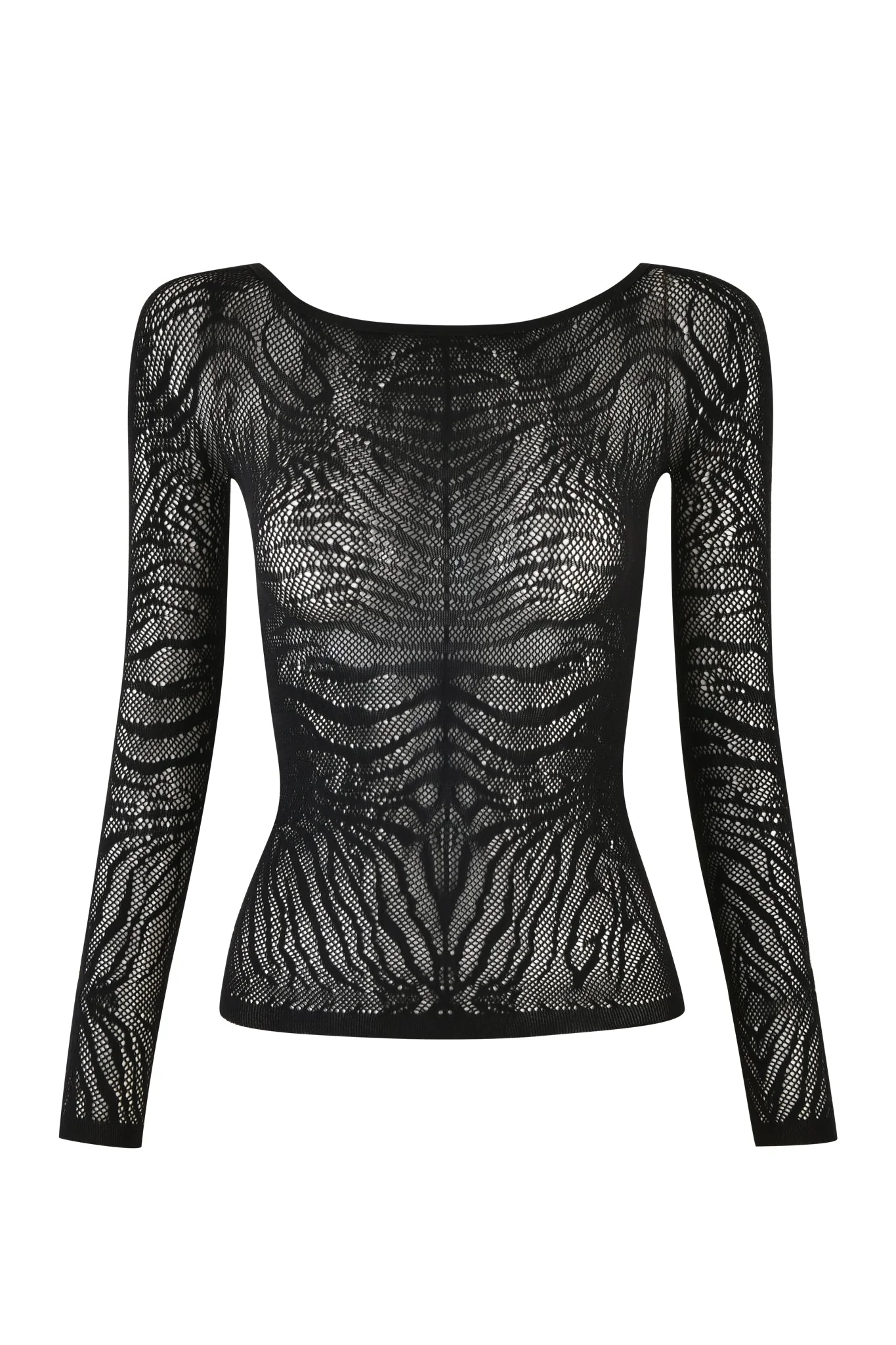 SYBIL TOP - BLACK : ZEBRA - Image 5