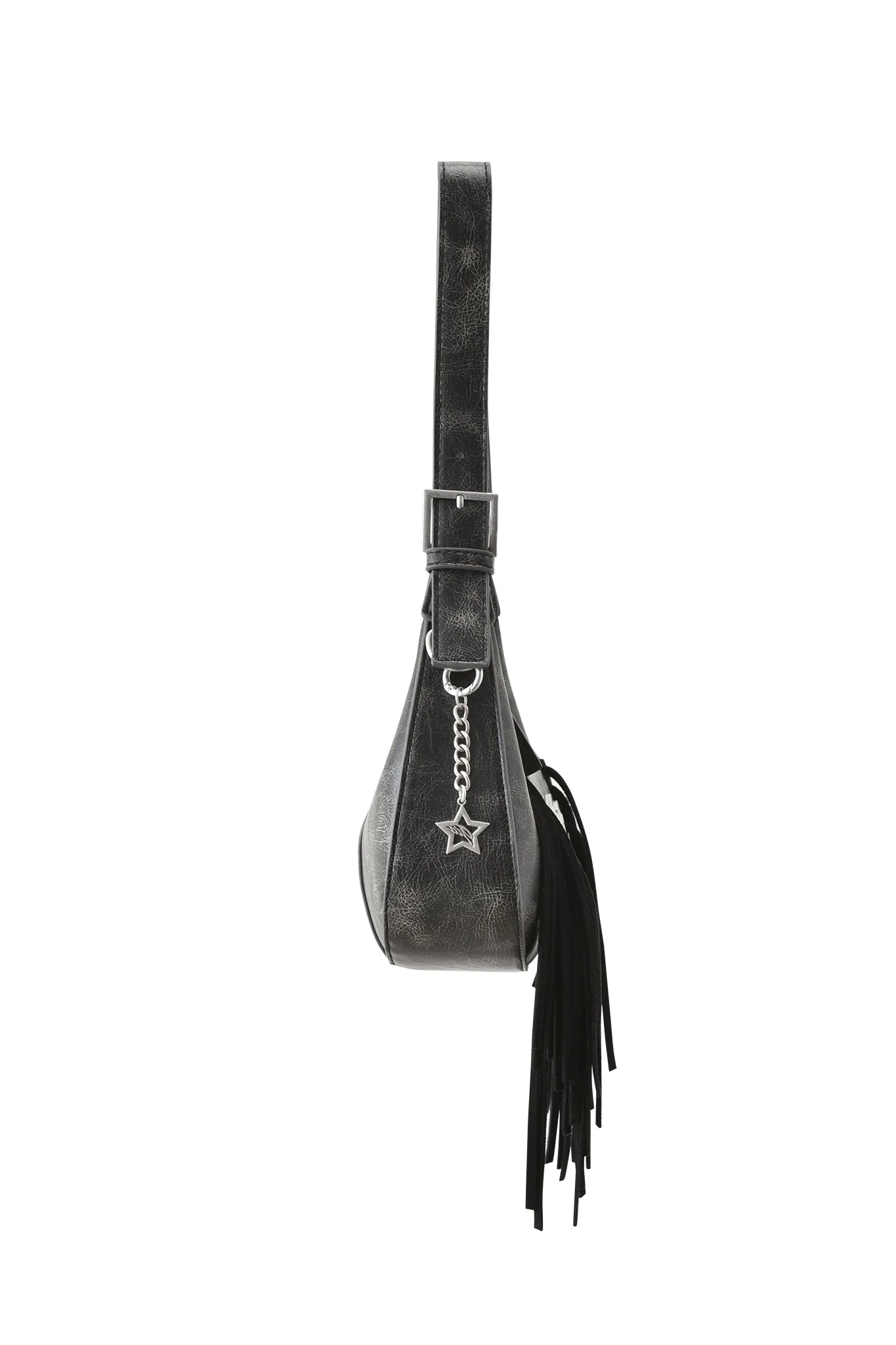 TIA BAG - BLACK FRINGE - Image 5