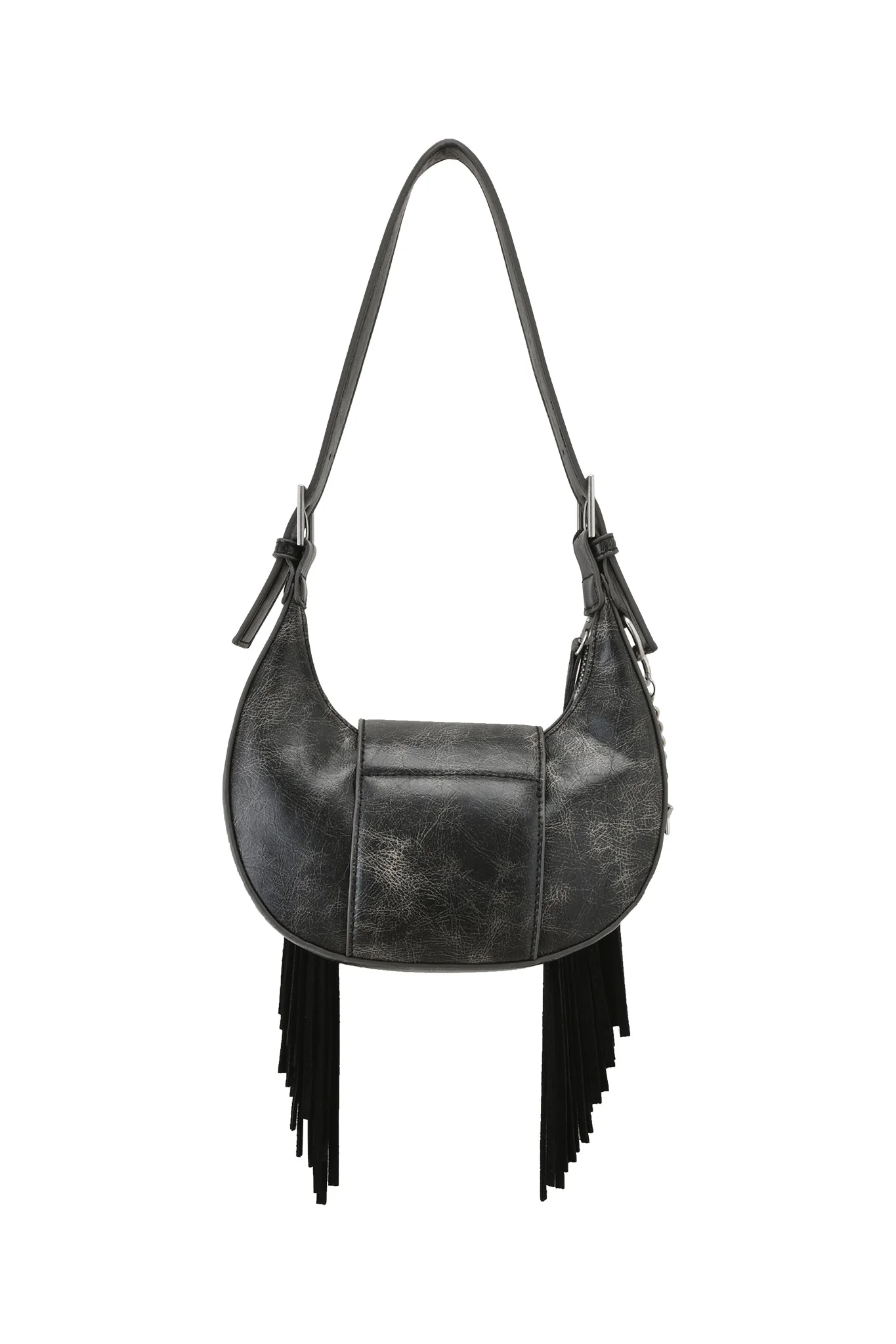 TIA BAG - BLACK FRINGE - Image 6