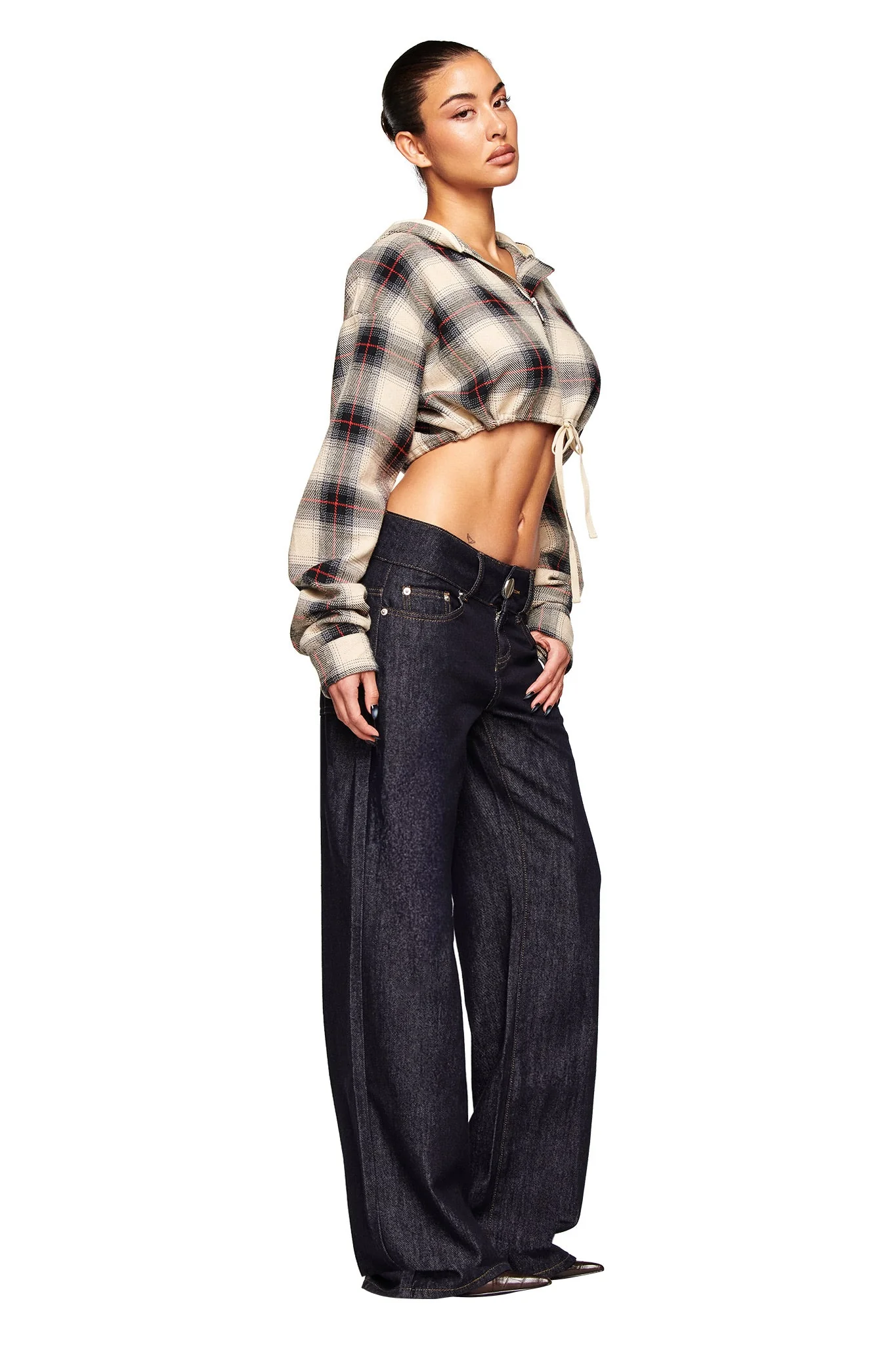 TIFF JACKET - GREY PLAID - Image 2