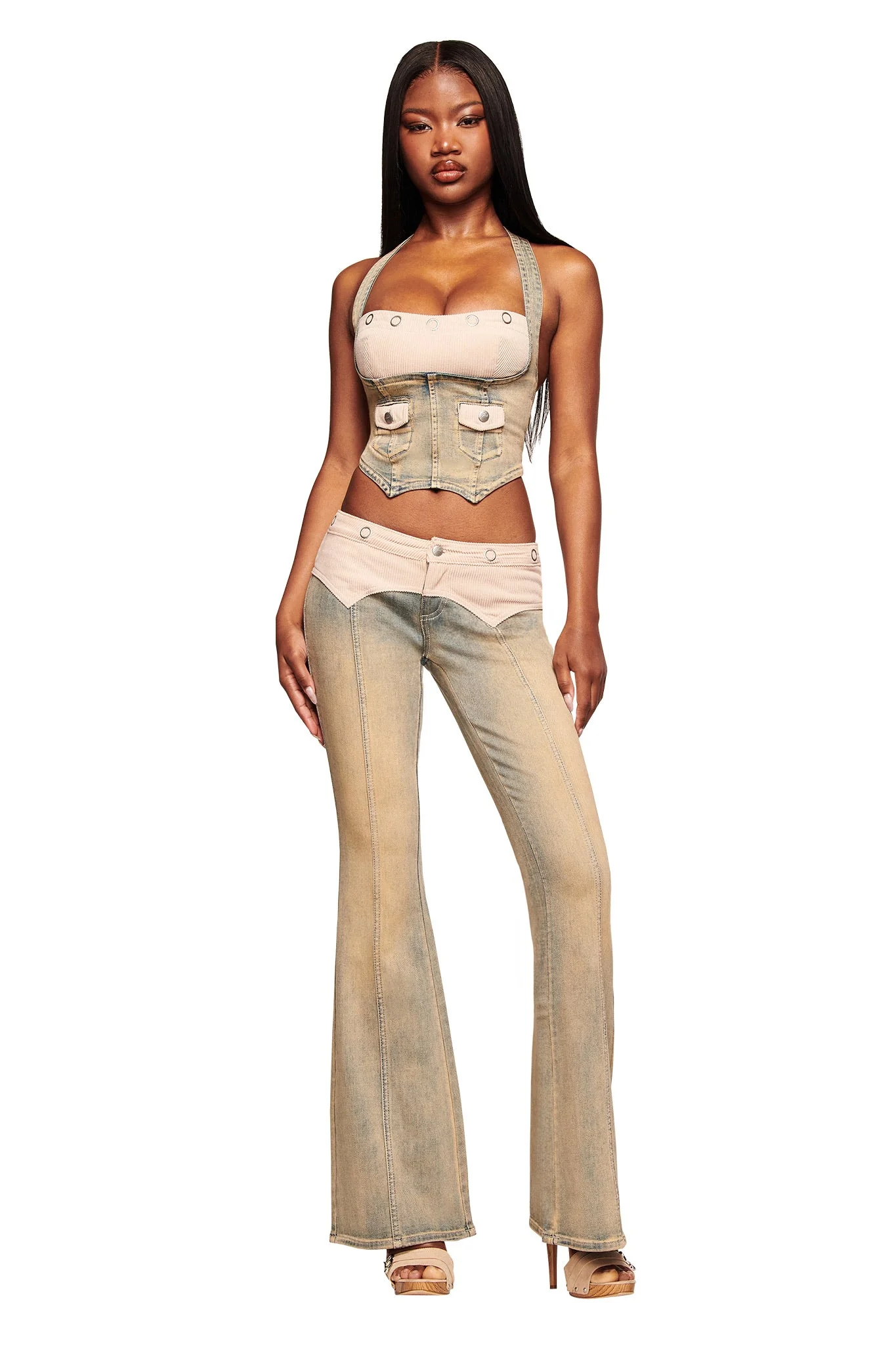 TOMMIE CORSET - ANTIQUE DENIM - Image 3