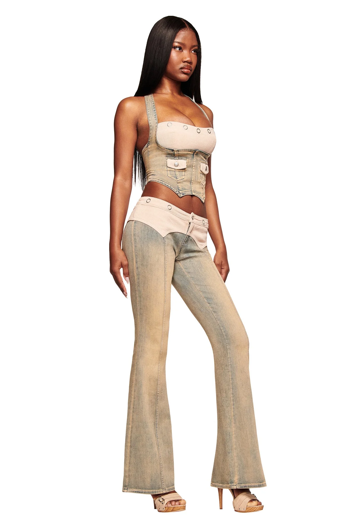 TOMMIE CORSET - ANTIQUE DENIM - Image 4