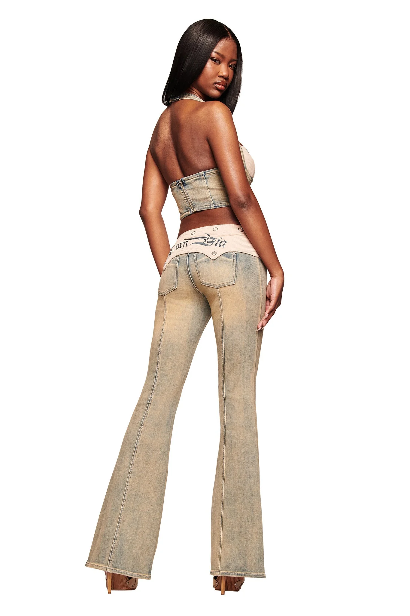 TOMMIE CORSET - ANTIQUE DENIM - Image 5