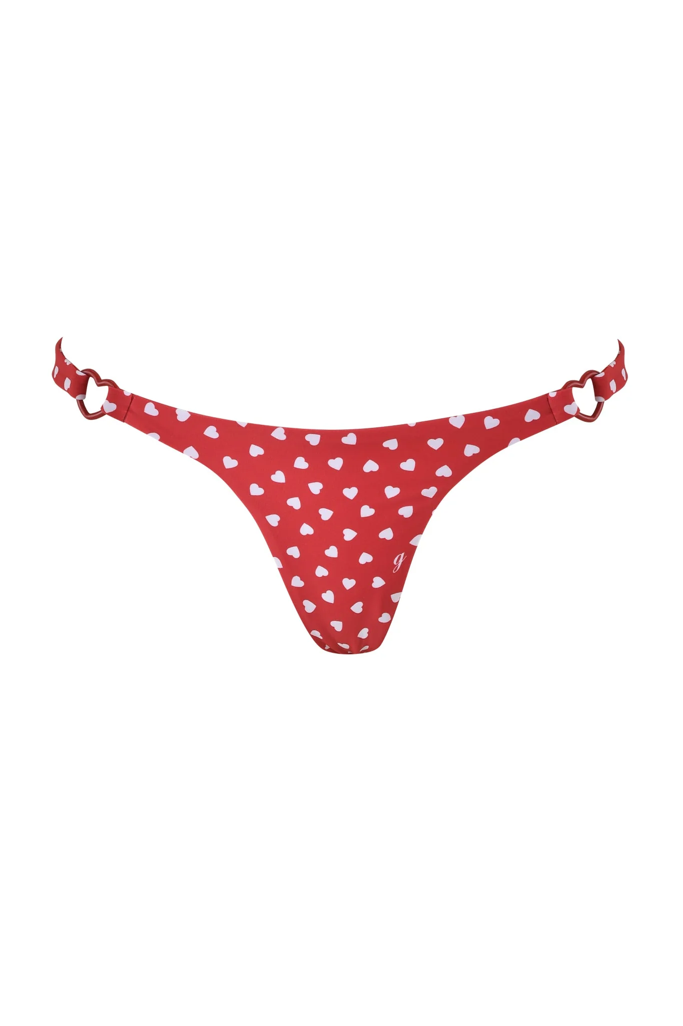 VALENTINA BIKINI BOTTOM - RED : RED HEARTBEAT - Image 6