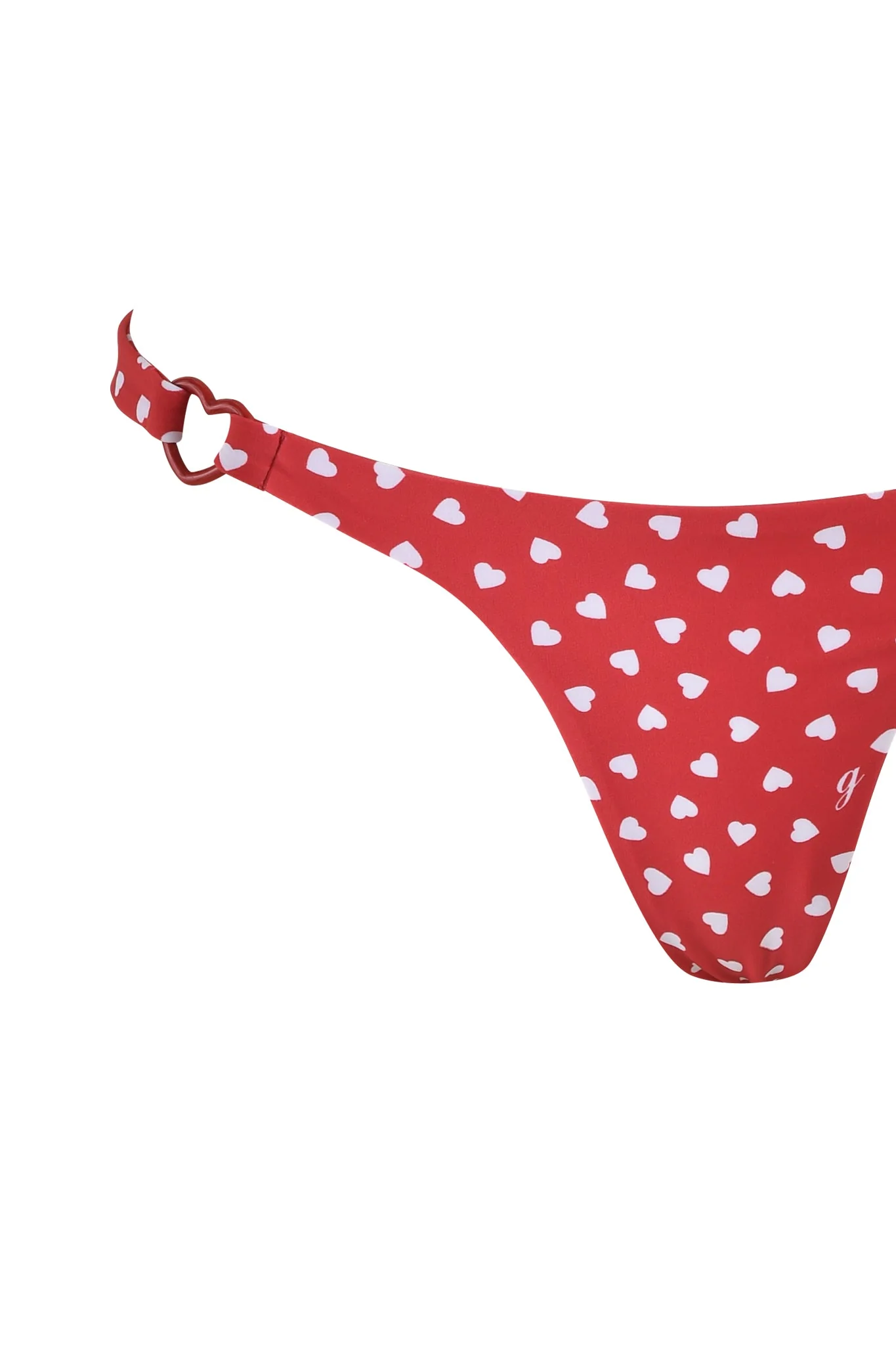 VALENTINA BIKINI BOTTOM - RED : RED HEARTBEAT - Image 8