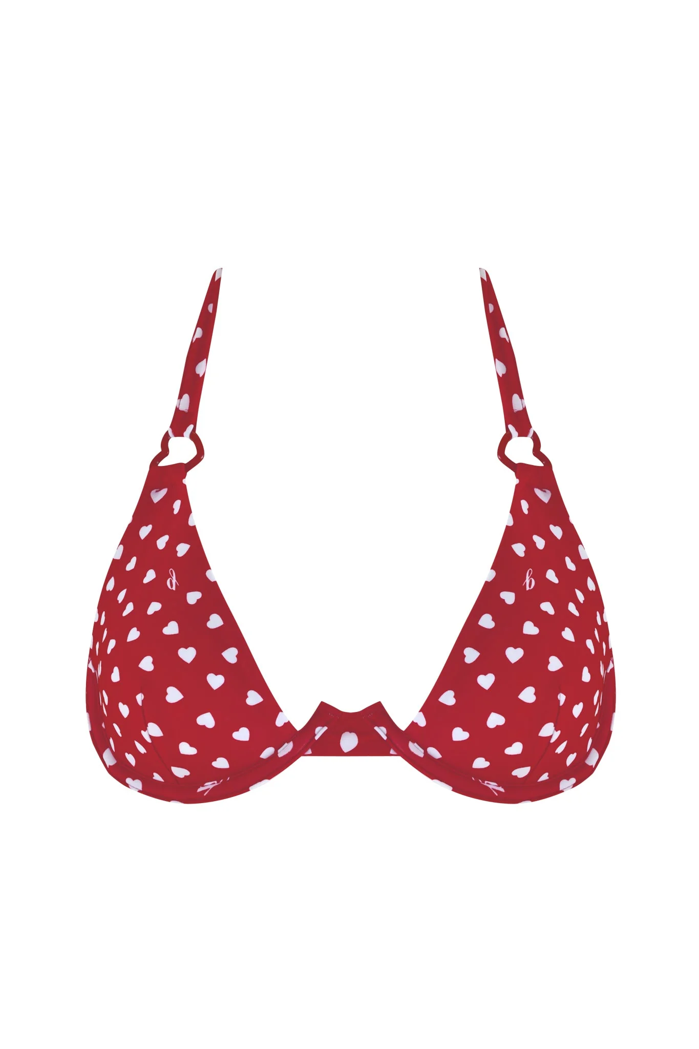 VALENTINA BIKINI TOP - RED : RED HEARTBEAT - Image 6
