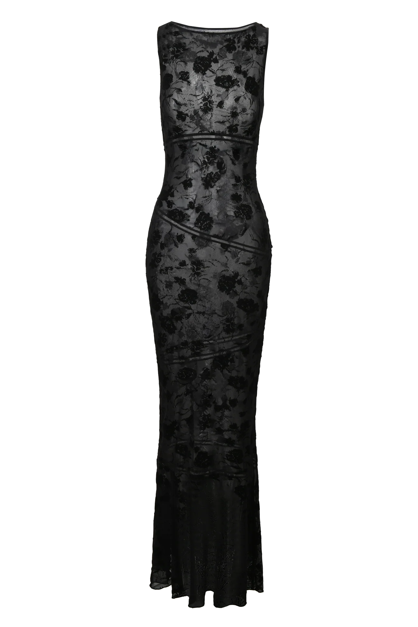 VENETIA MAXI DRESS - BLACK - Image 6