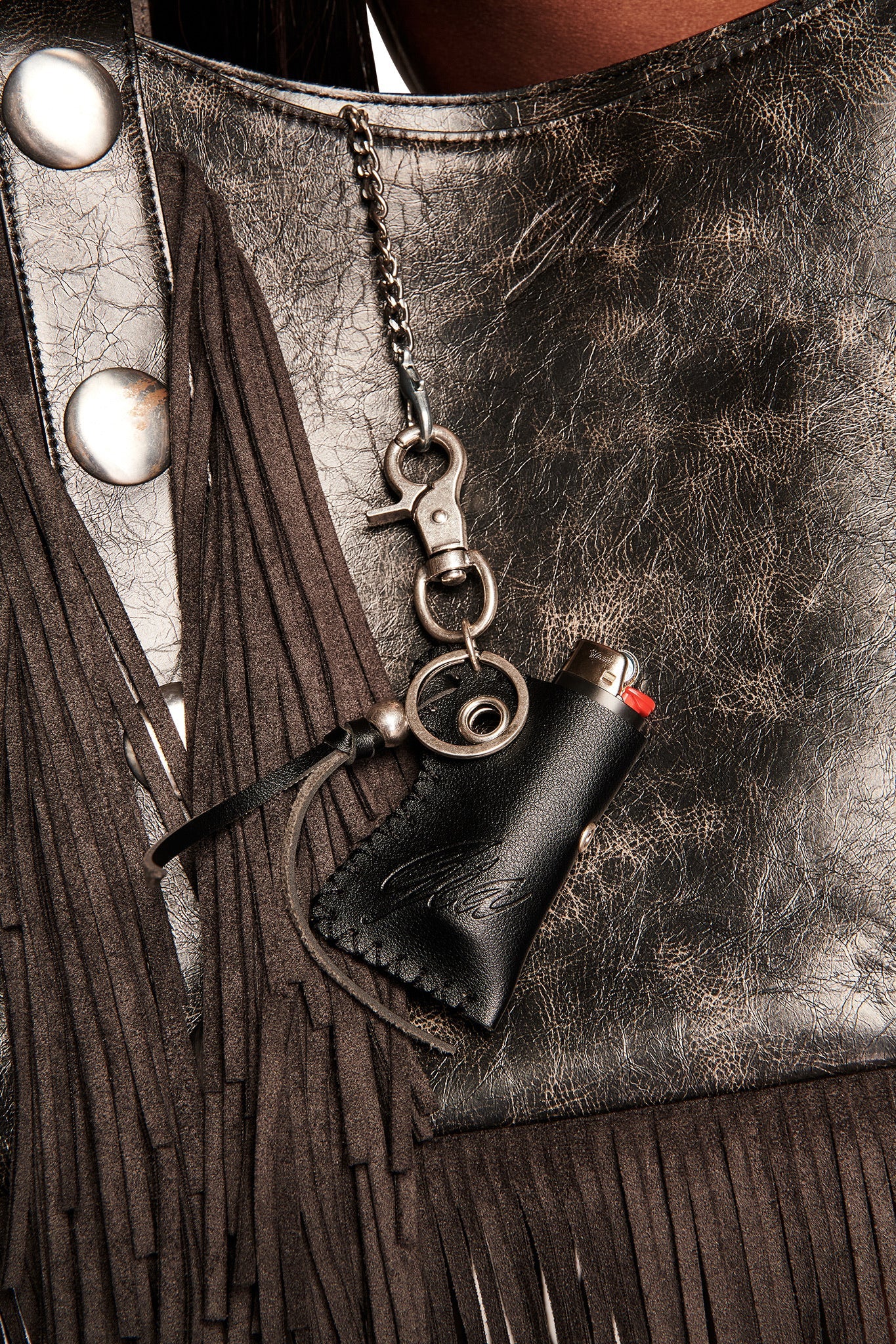 VENUS LIGHTER KEYCHAIN - BLACK - Image 3