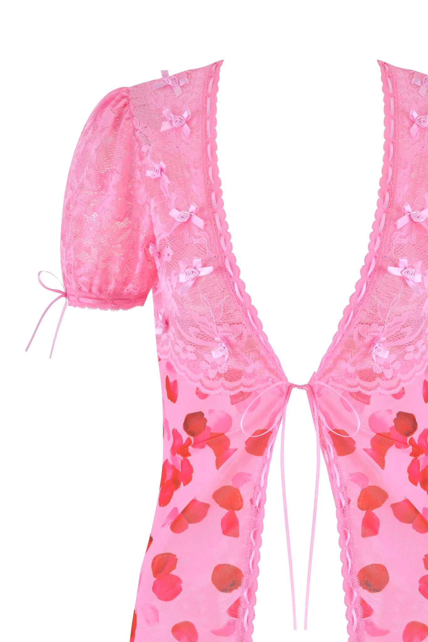 VERONA CHEMISE - PINK : FLORAL : PRETTY PETAL - Image 7