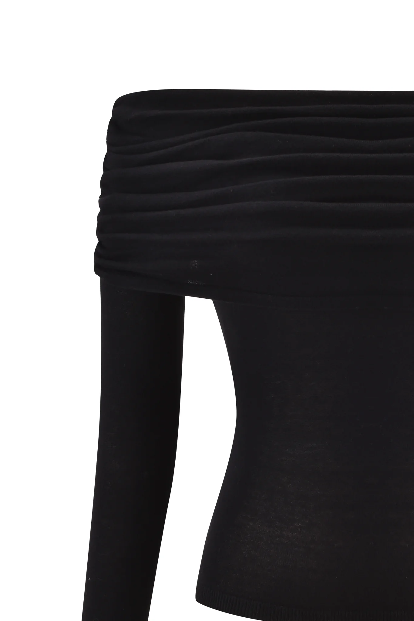 VEYRA LONG SLEEVE TOP - BLACK - Image 10