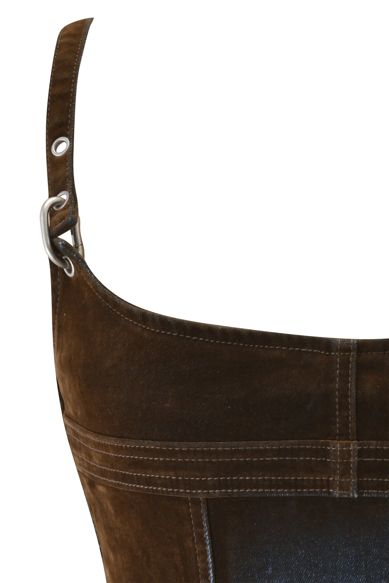 VIVAINE DENIM CORSET TOP - NEUTRAL - Image 7