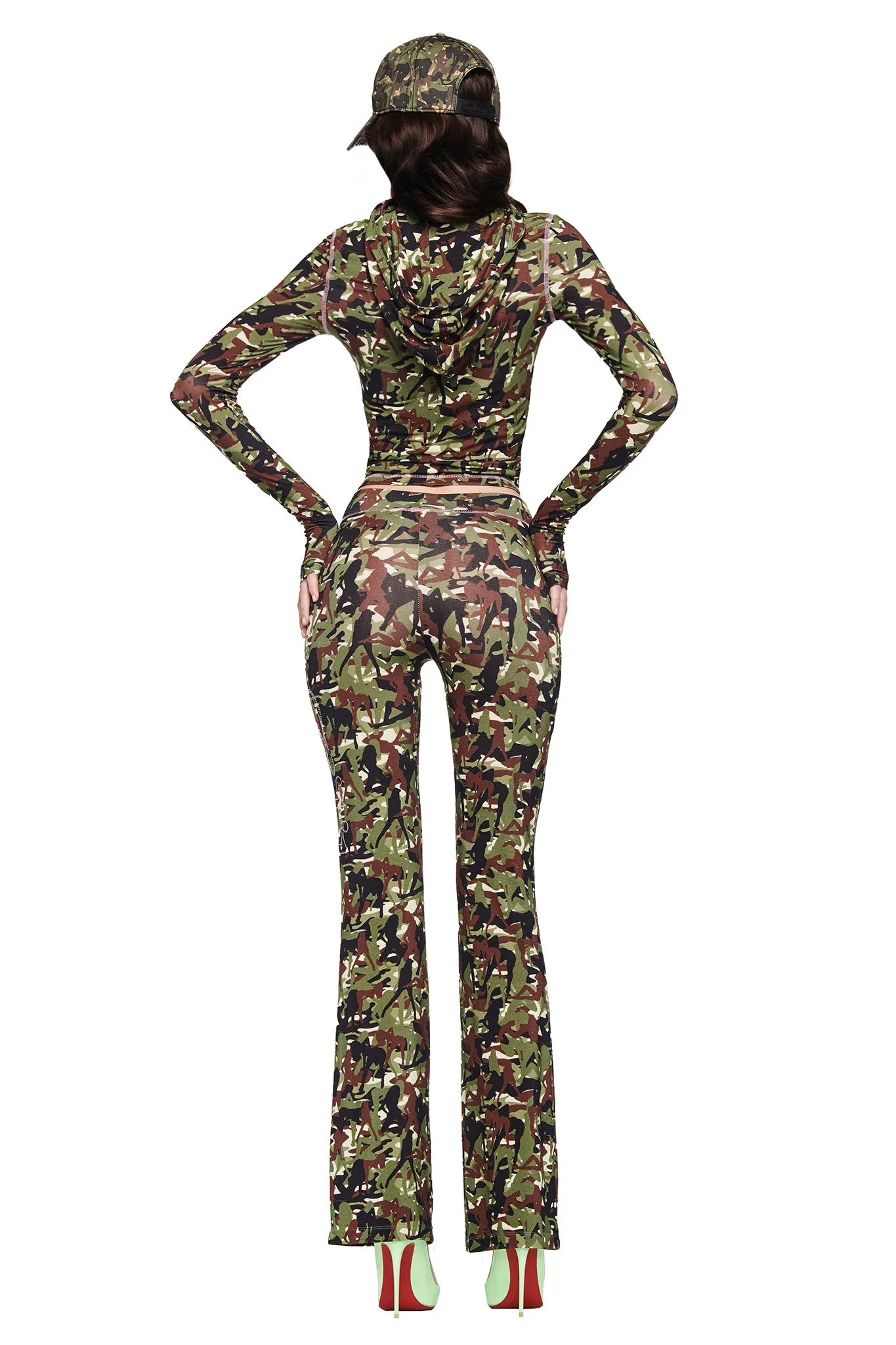 I.AM.GIA X VON DUTCH BLARE TRACKPANT - GIA GIRL CAMO - Image 4