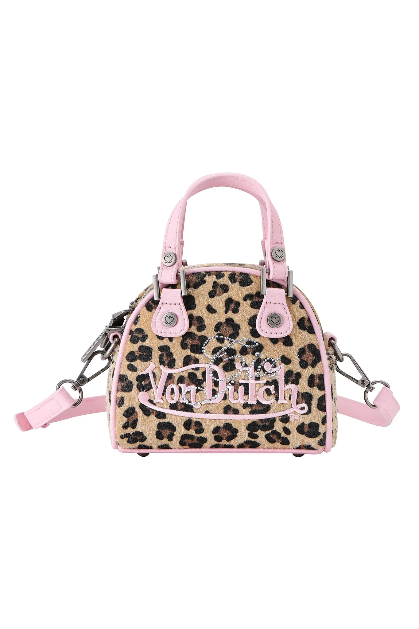 I.AM.GIA X VON DUTCH MINI BOWLING BAG - LEOPARD - Image 7