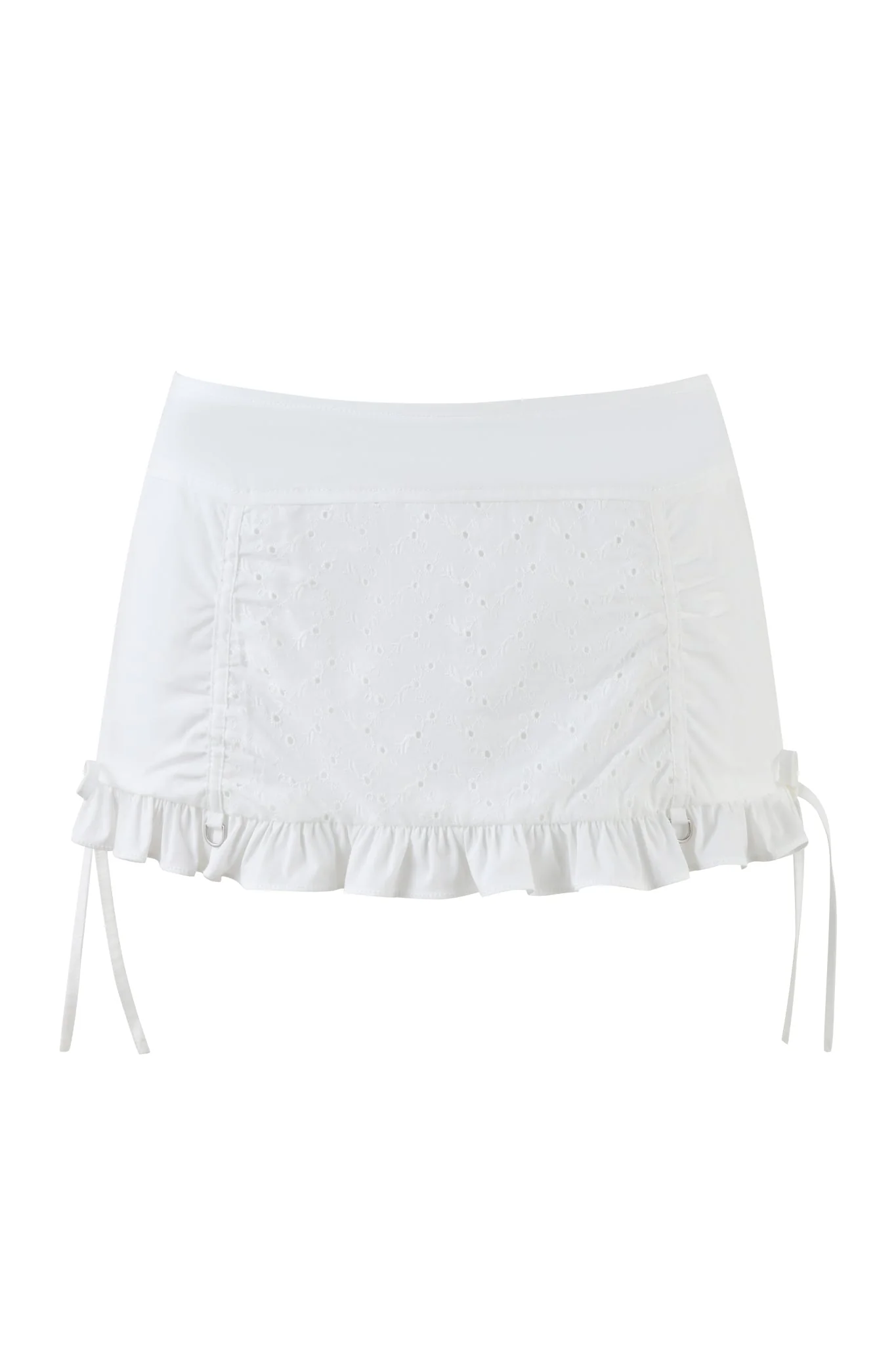 WREN MINI SKIRT - WHITE - Image 7
