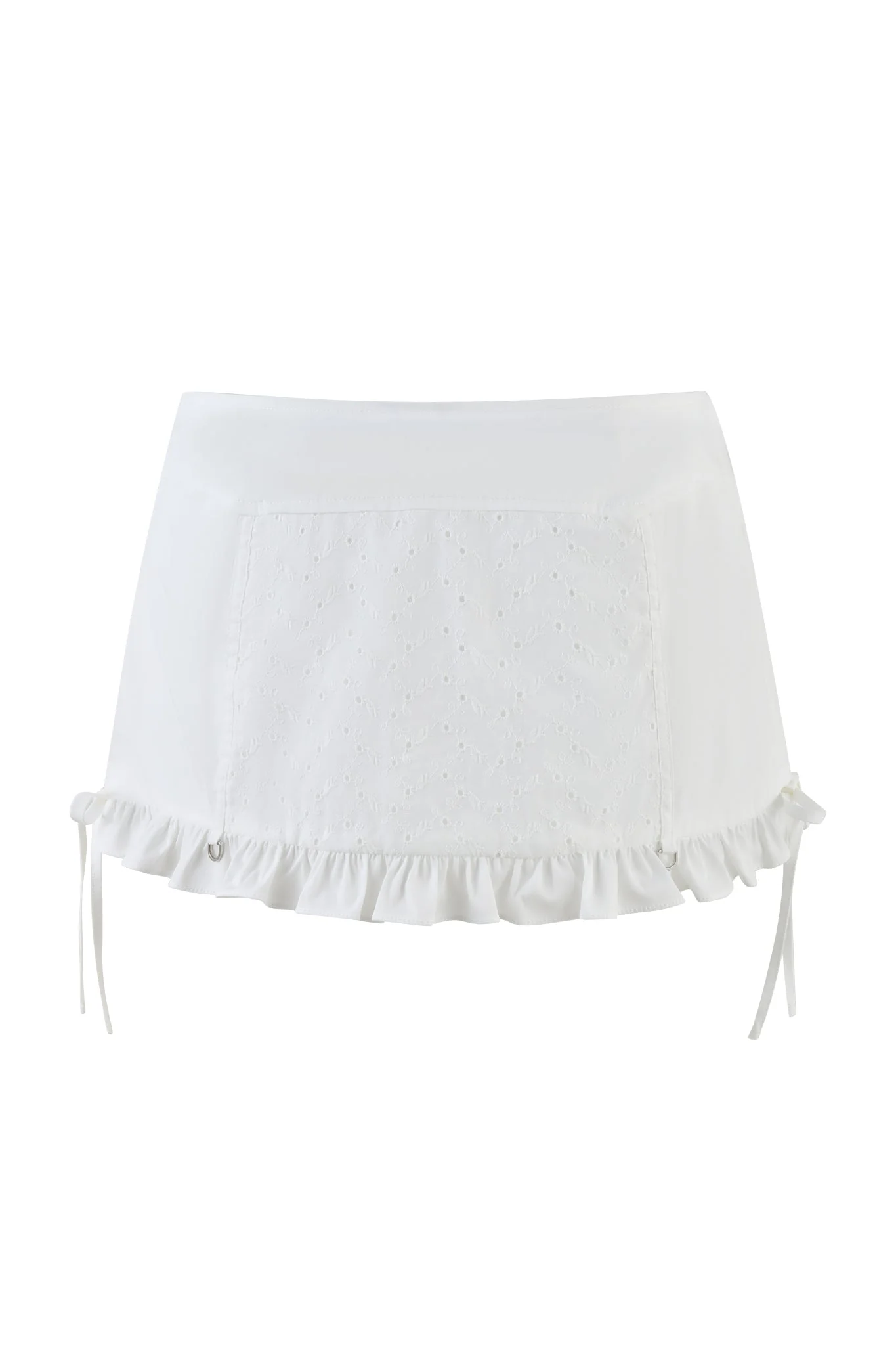 WREN MINI SKIRT - WHITE - Image 8
