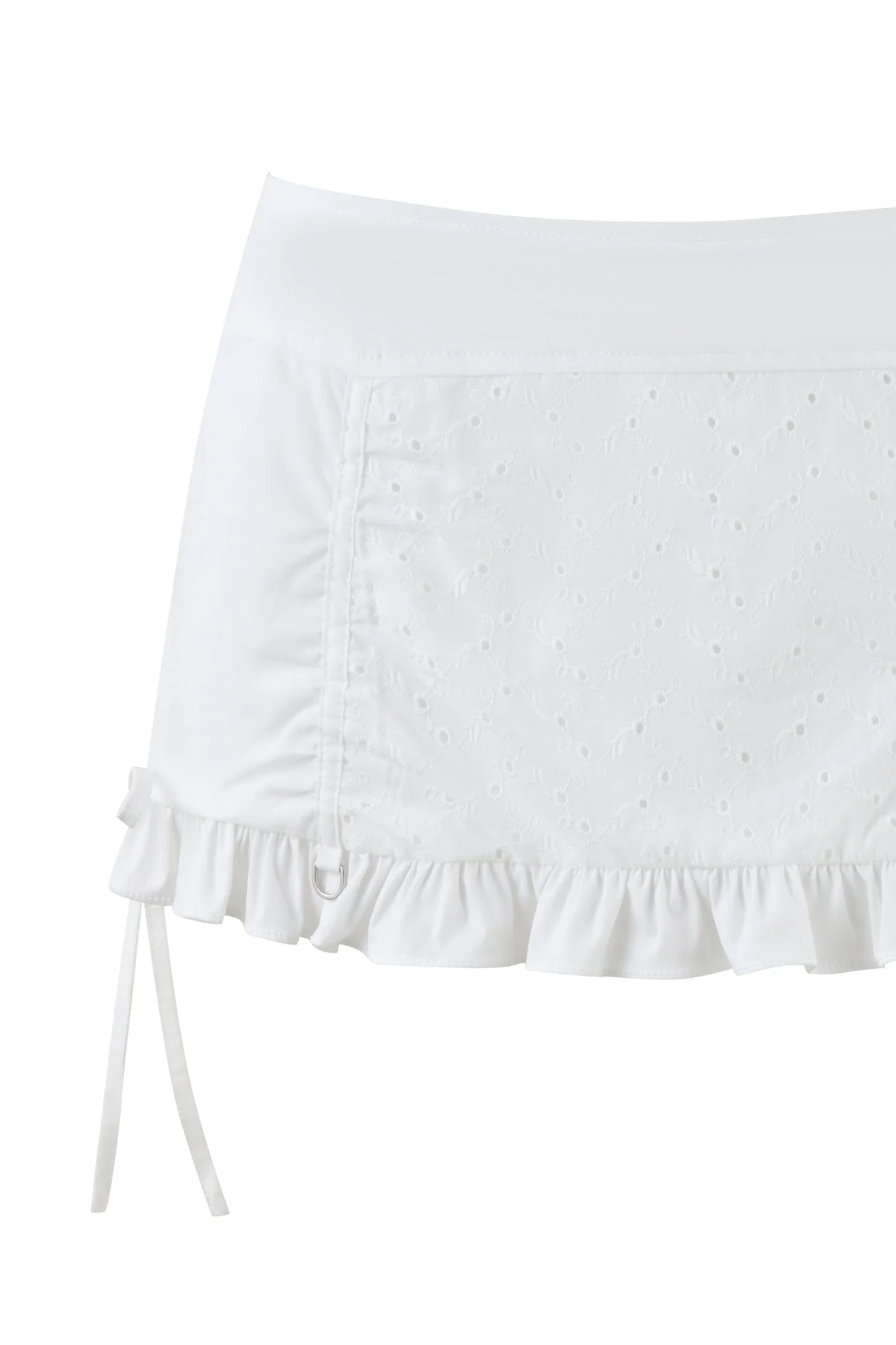 WREN MINI SKIRT - WHITE - Image 9
