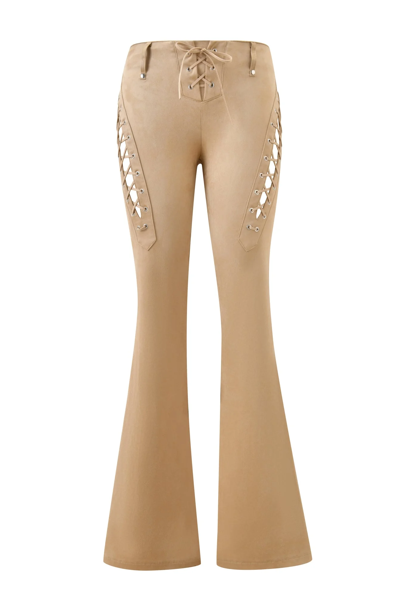 XENIA SUEDE PANT - TAN - Image 5